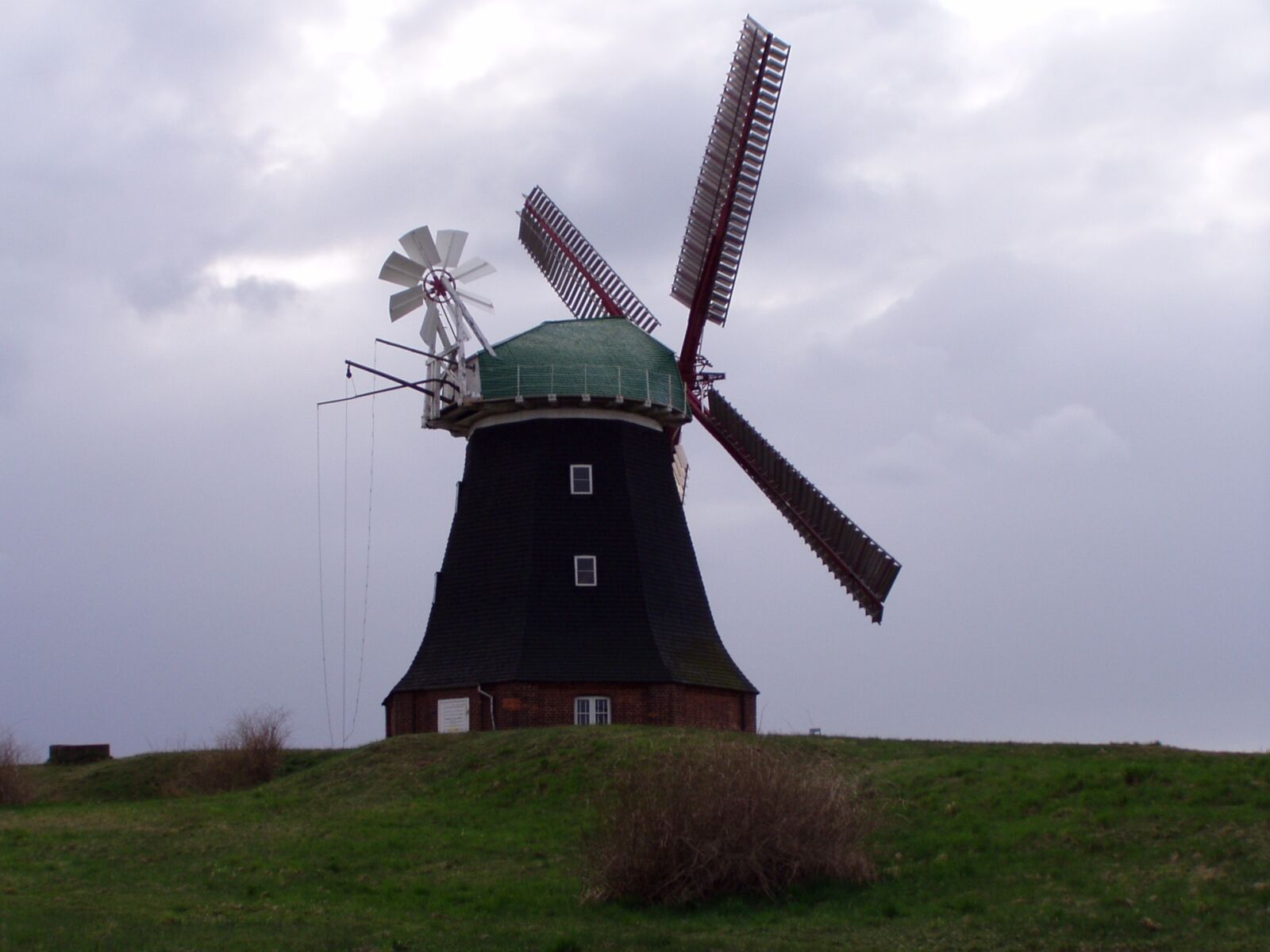 Olympus C725UZ sample photo. Mill, windmill, mecklenburg photography