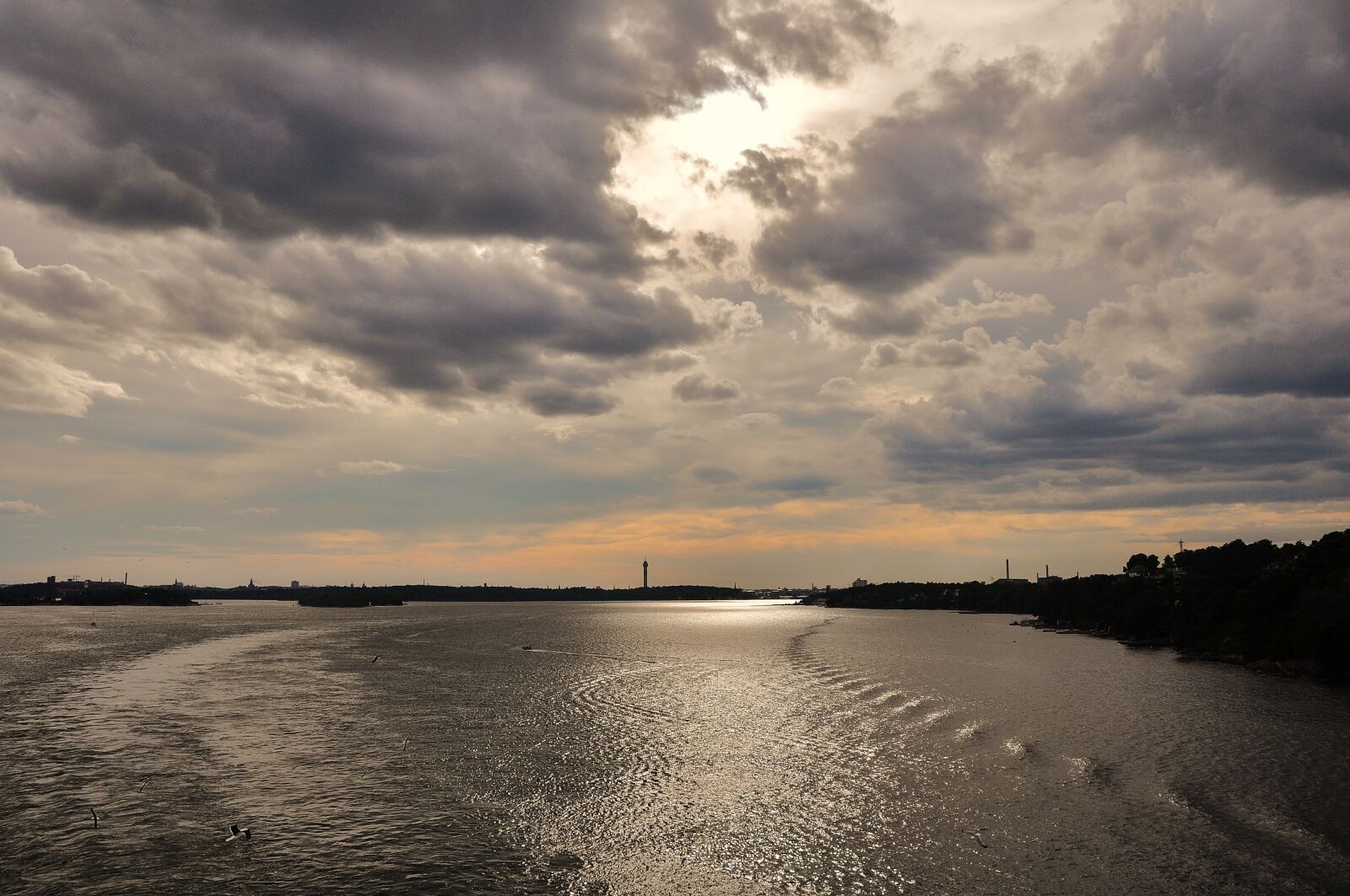 Nikon D90 sample photo. Body of water, cloud photography