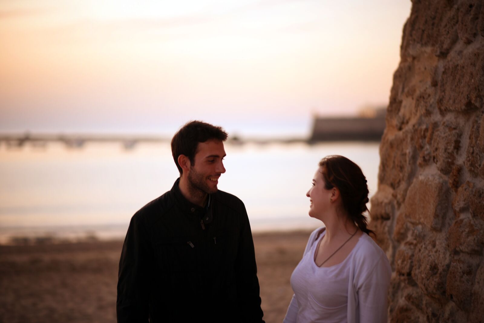 Nikon D750 sample photo. Couple, beach, nature photography