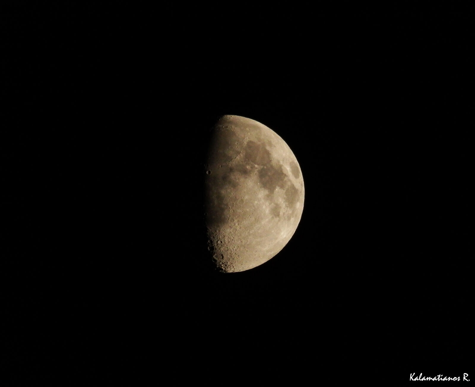 Fujifilm FinePix S1 sample photo. Crater, half, moon, moon photography