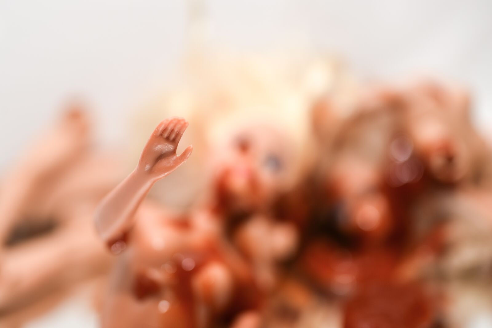 Nikon D610 sample photo. Doll, blood, horror photography