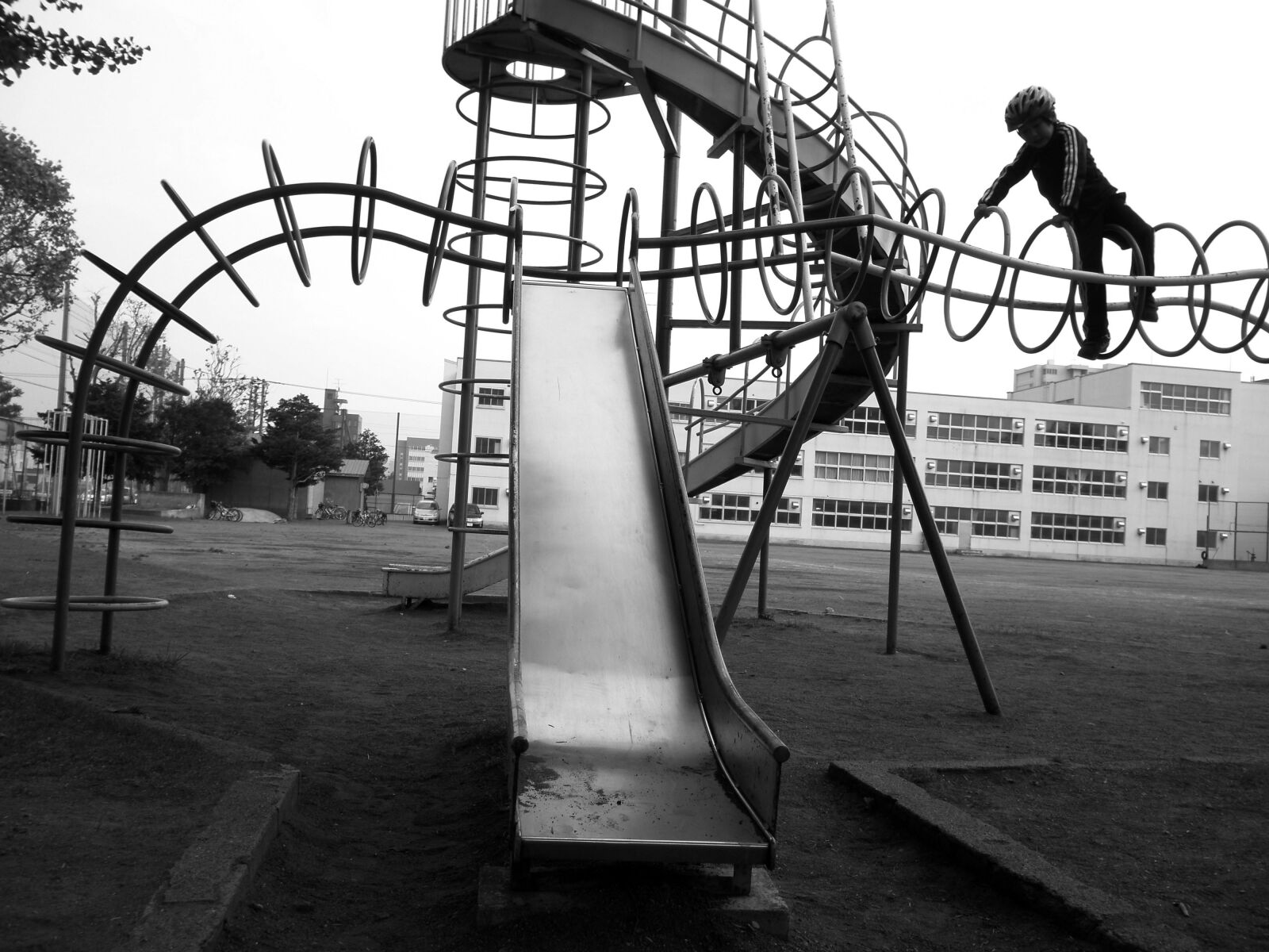Olympus FE300,X830 sample photo. Hokkaido, sapporo, primary school photography