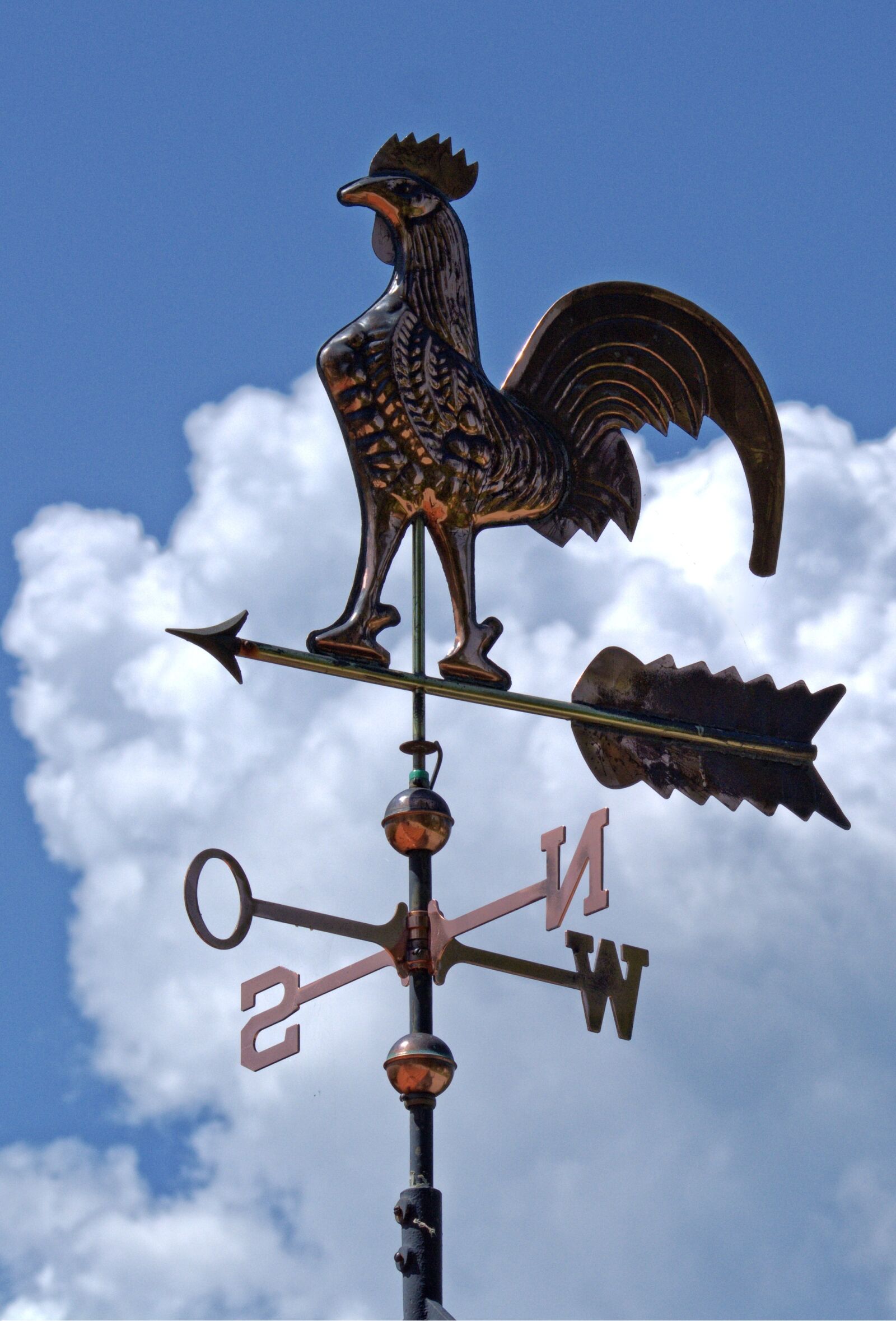 55.0-200.0mm f/4.0-f/5.6 sample photo. Hahn, weather, weather vane photography
