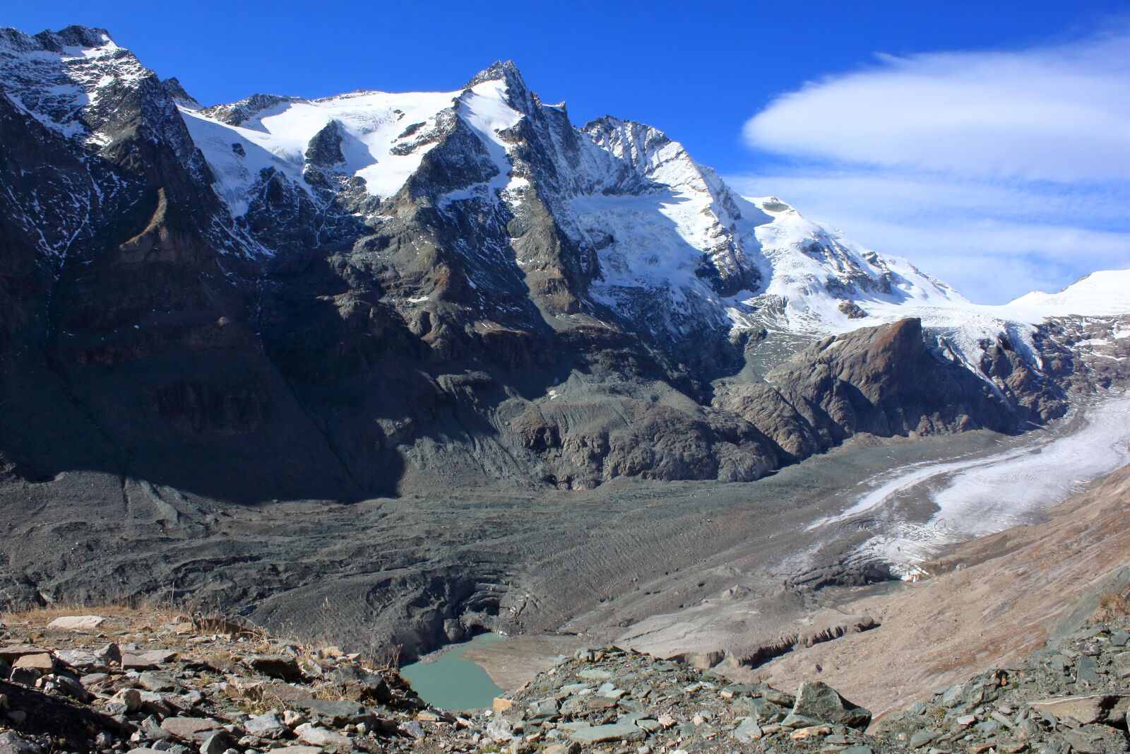Canon EOS 550D (EOS Rebel T2i / EOS Kiss X4) sample photo. Grossglockner, glacier, mountains photography