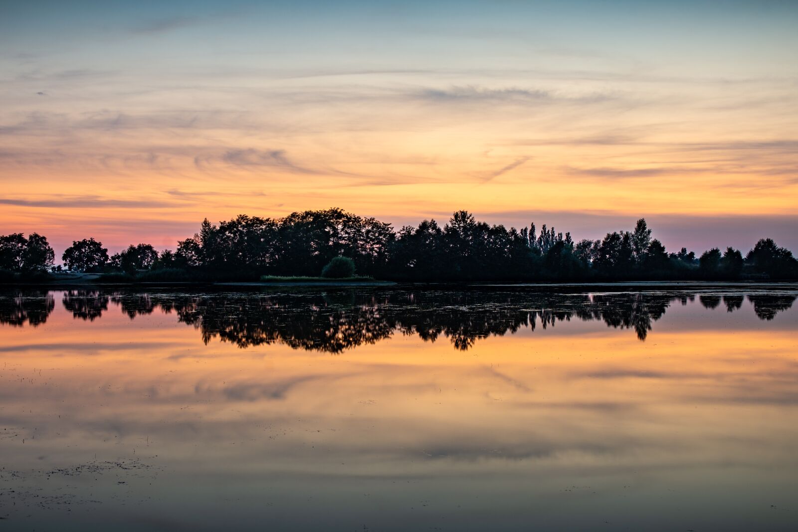 Nikon D7200 sample photo. Sunset, lake, mood photography