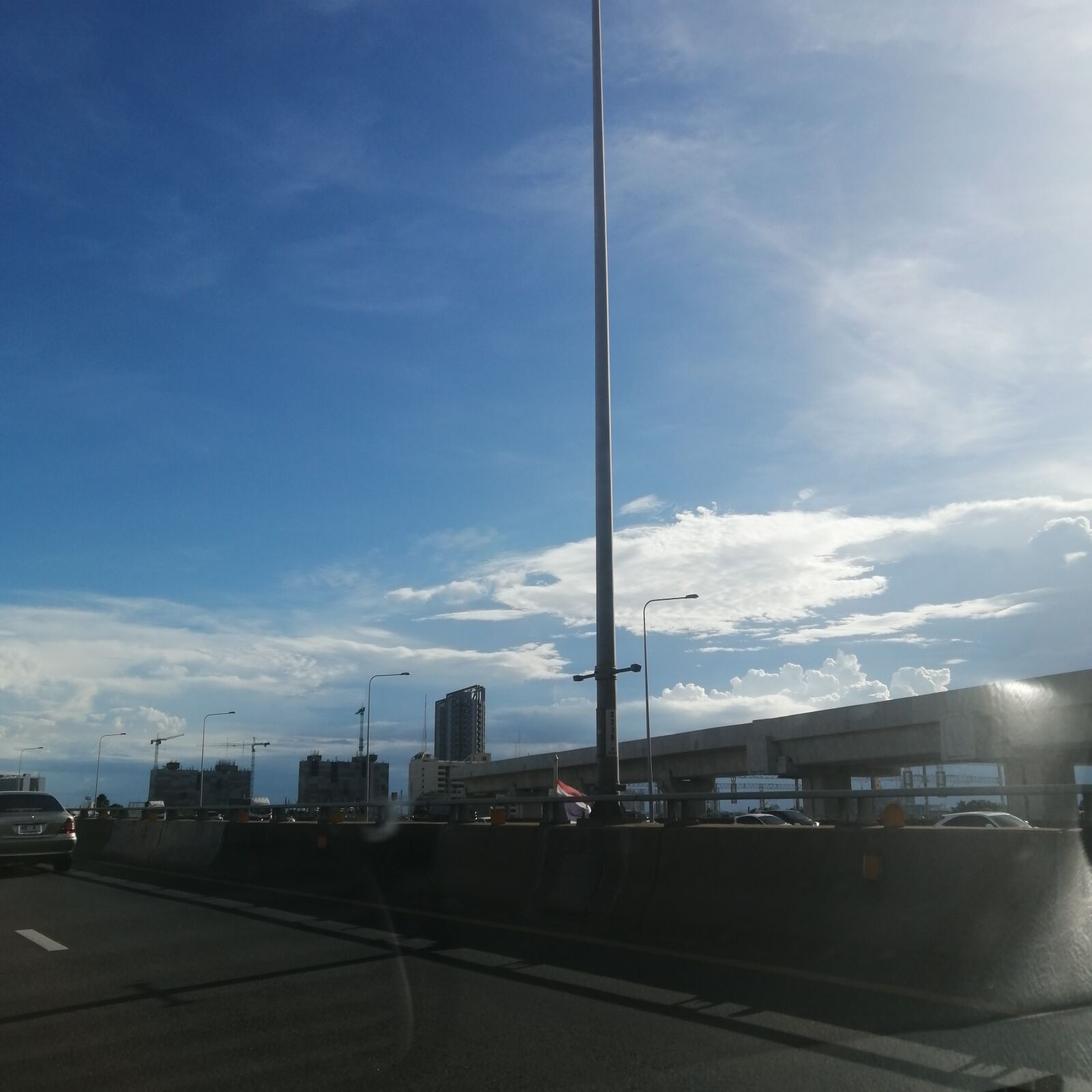 HUAWEI P30 LITE sample photo. Sky, road, cloud photography