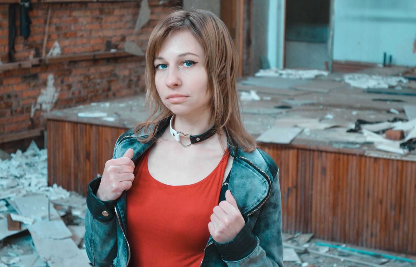 Nikon D3200 sample photo. Girl, portrait, punk photography