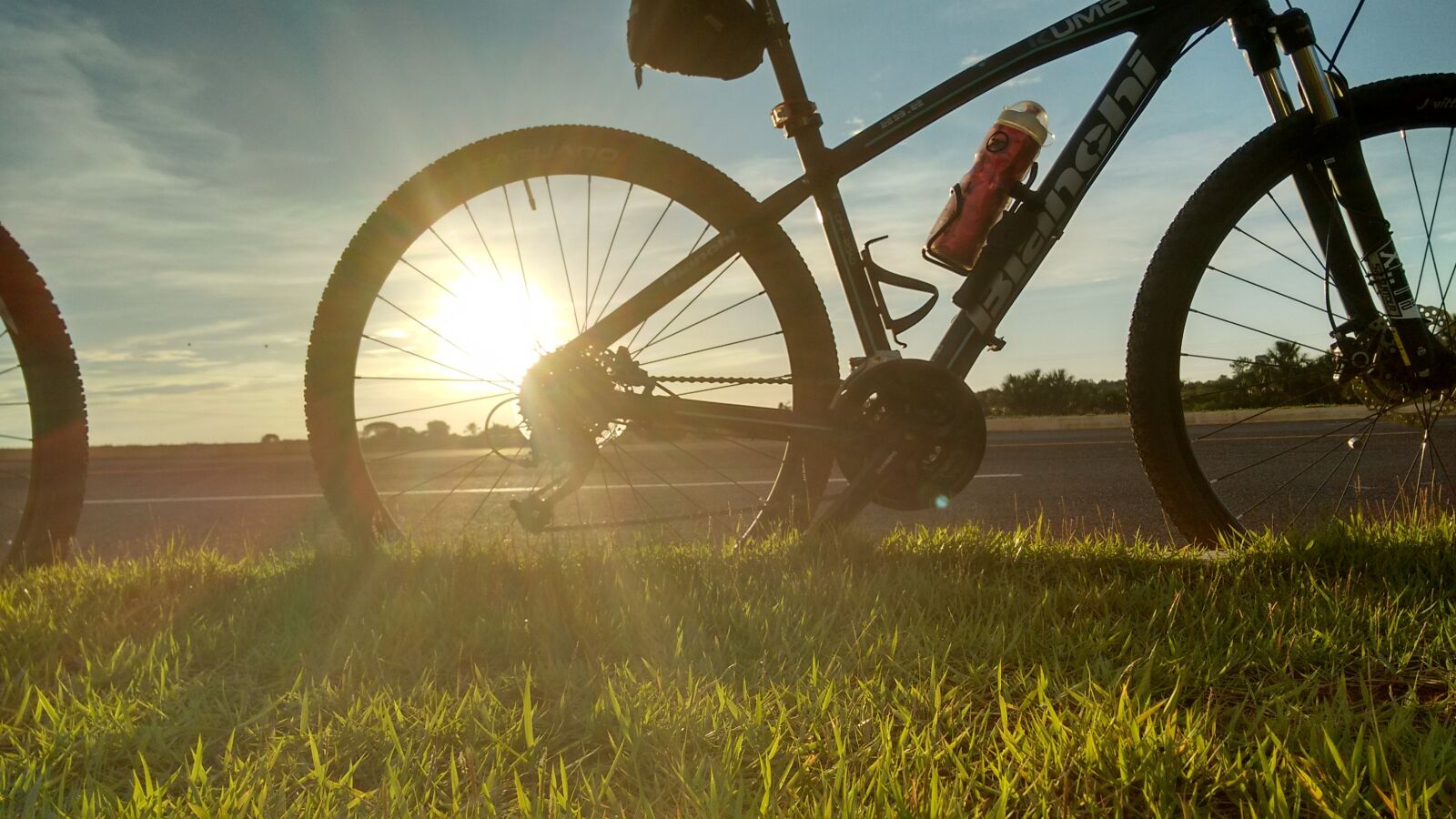 Motorola Moto G (2nd Gen) sample photo. Sol, bike, sunset photography