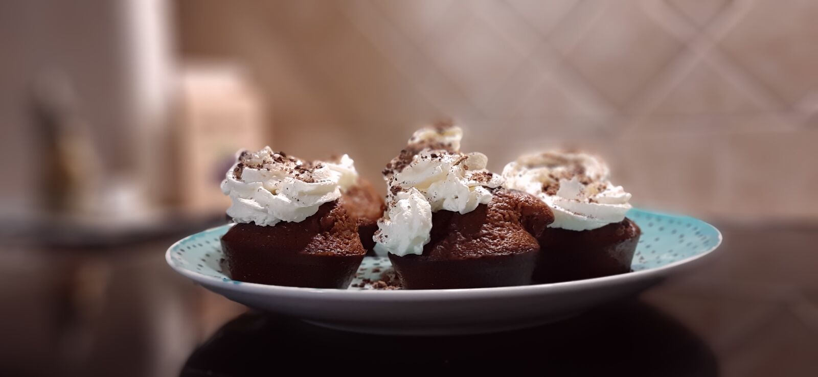 Samsung Galaxy A50 sample photo. Muffins, sweet, chocolate photography