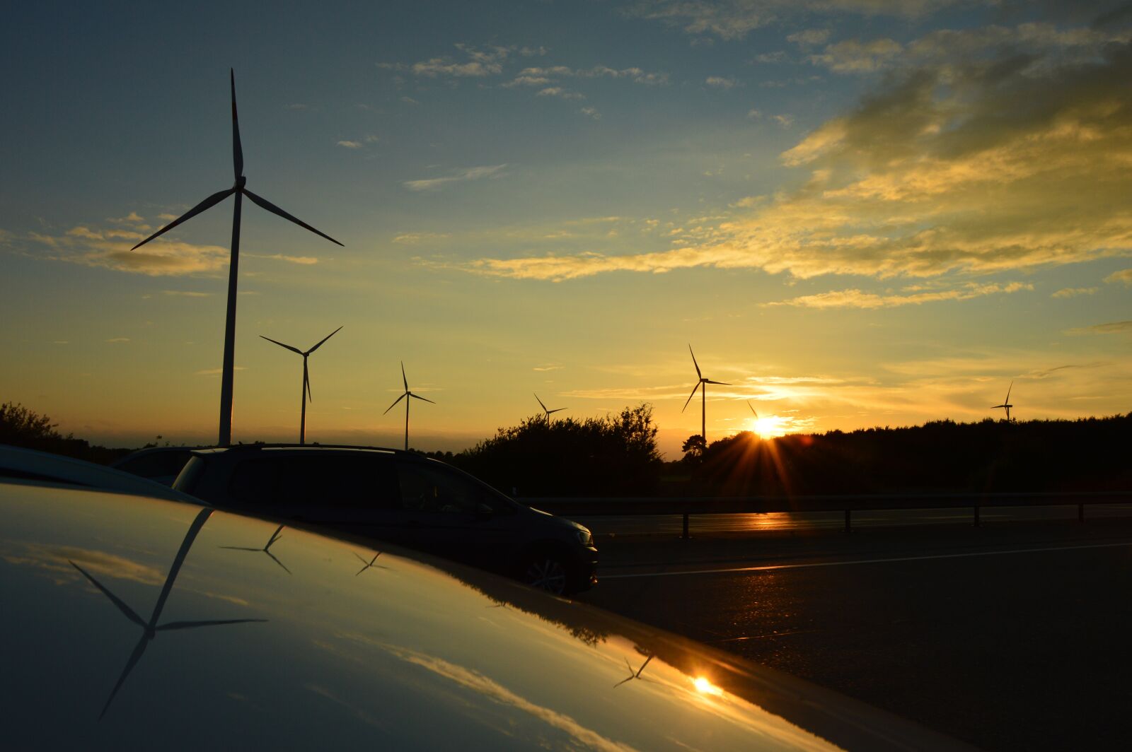 Nikon D3200 sample photo. Highway, sunset, sky photography