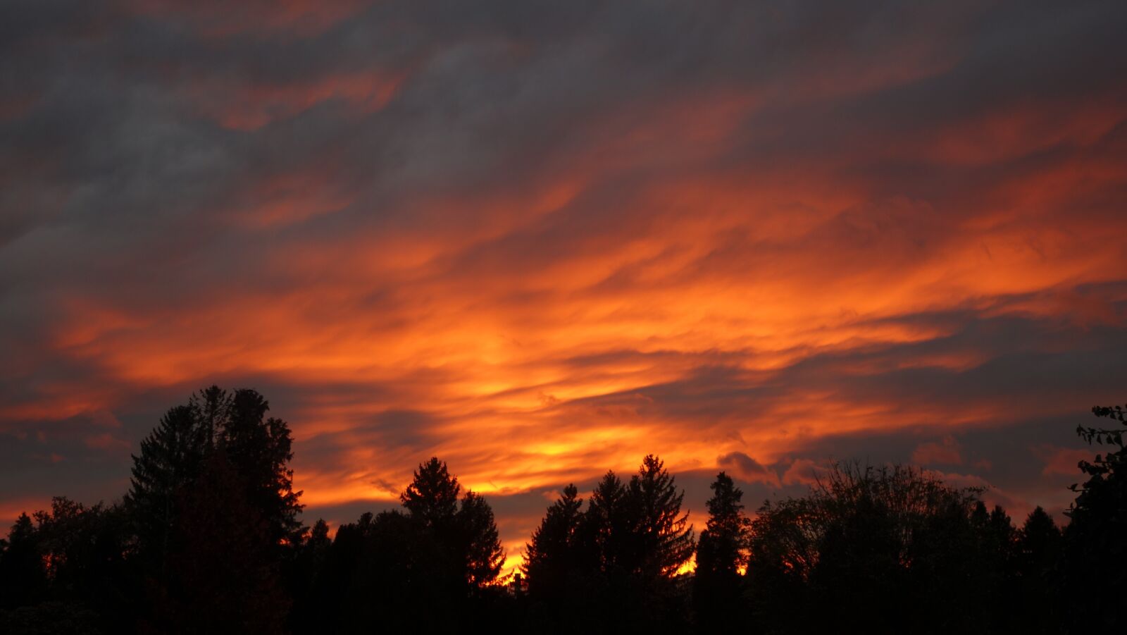 Sony Cyber-shot DSC-RX100 II sample photo. Afterglow, clouds, abendstimmung photography
