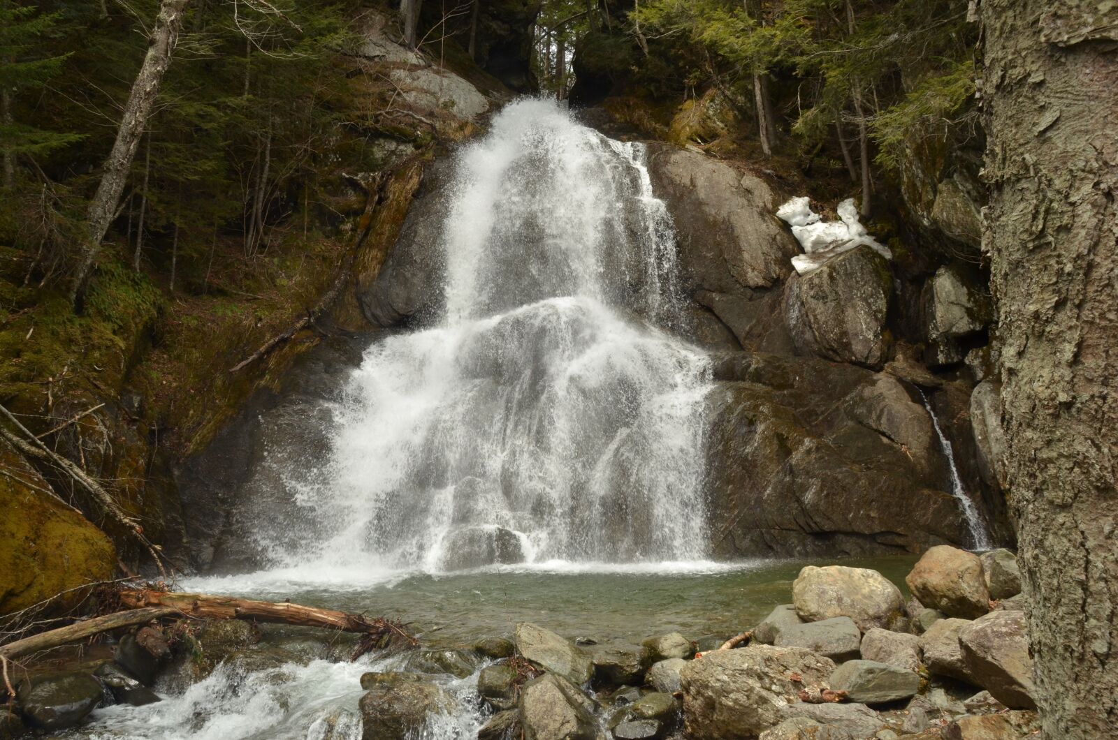 Nikon D7000 sample photo. Waterfall, water, rock photography