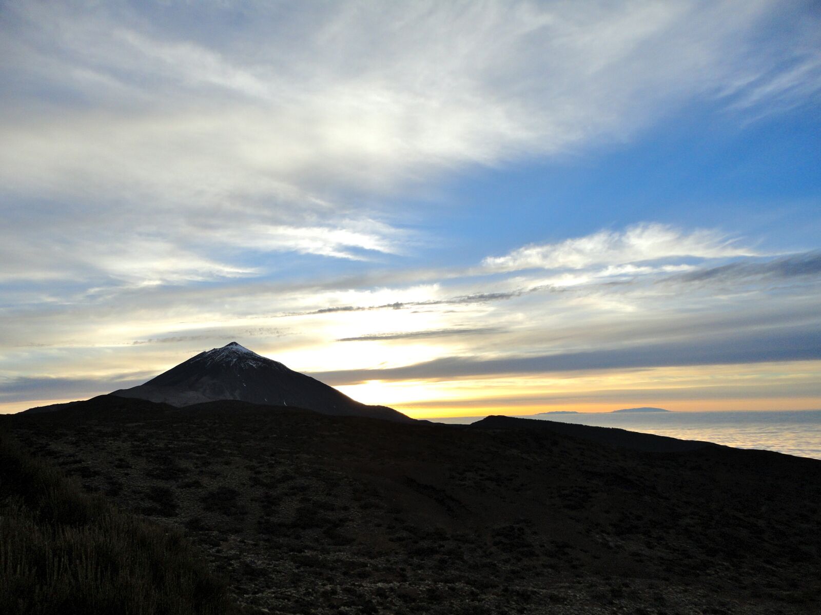 Sony DSC-W350 sample photo. Teide, tenerife, sunset photography