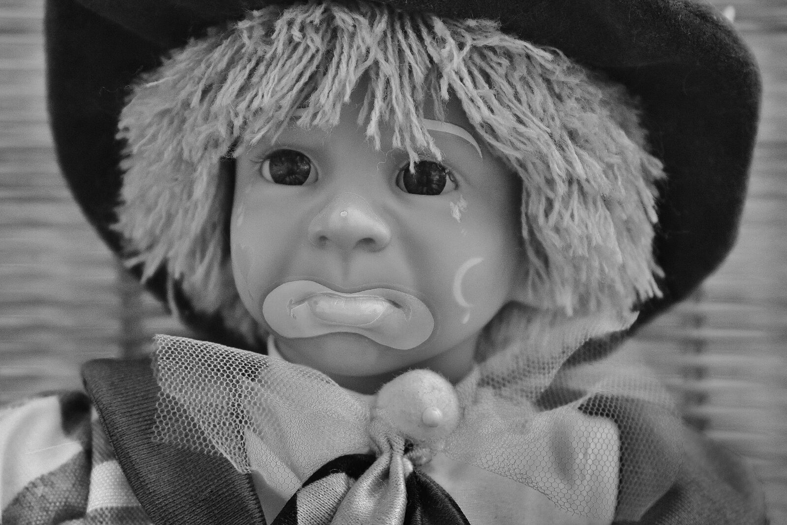 Nikon D7200 sample photo. Doll, clown, sad photography