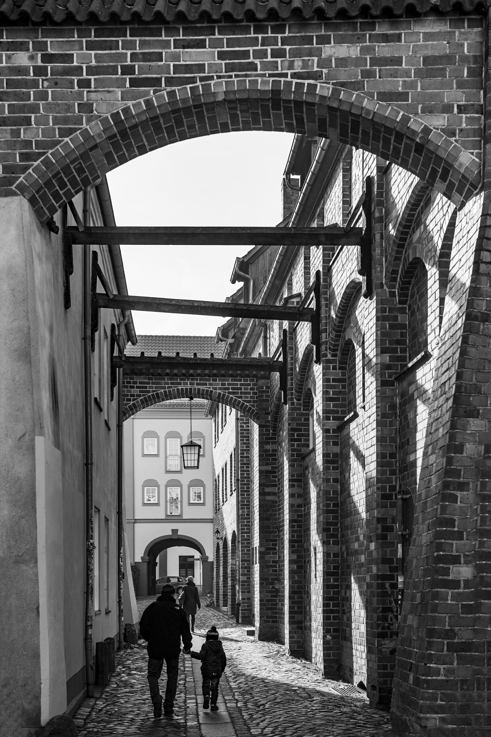 Nikon D850 sample photo. Stralsund, architecture, alley photography
