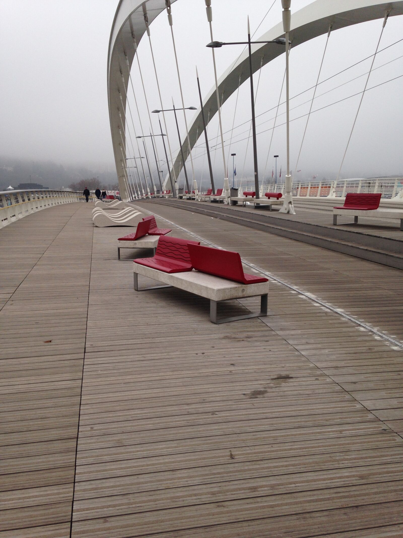 iPhone 5c back camera 4.12mm f/2.4 sample photo. Bridge, lyon, confluence photography