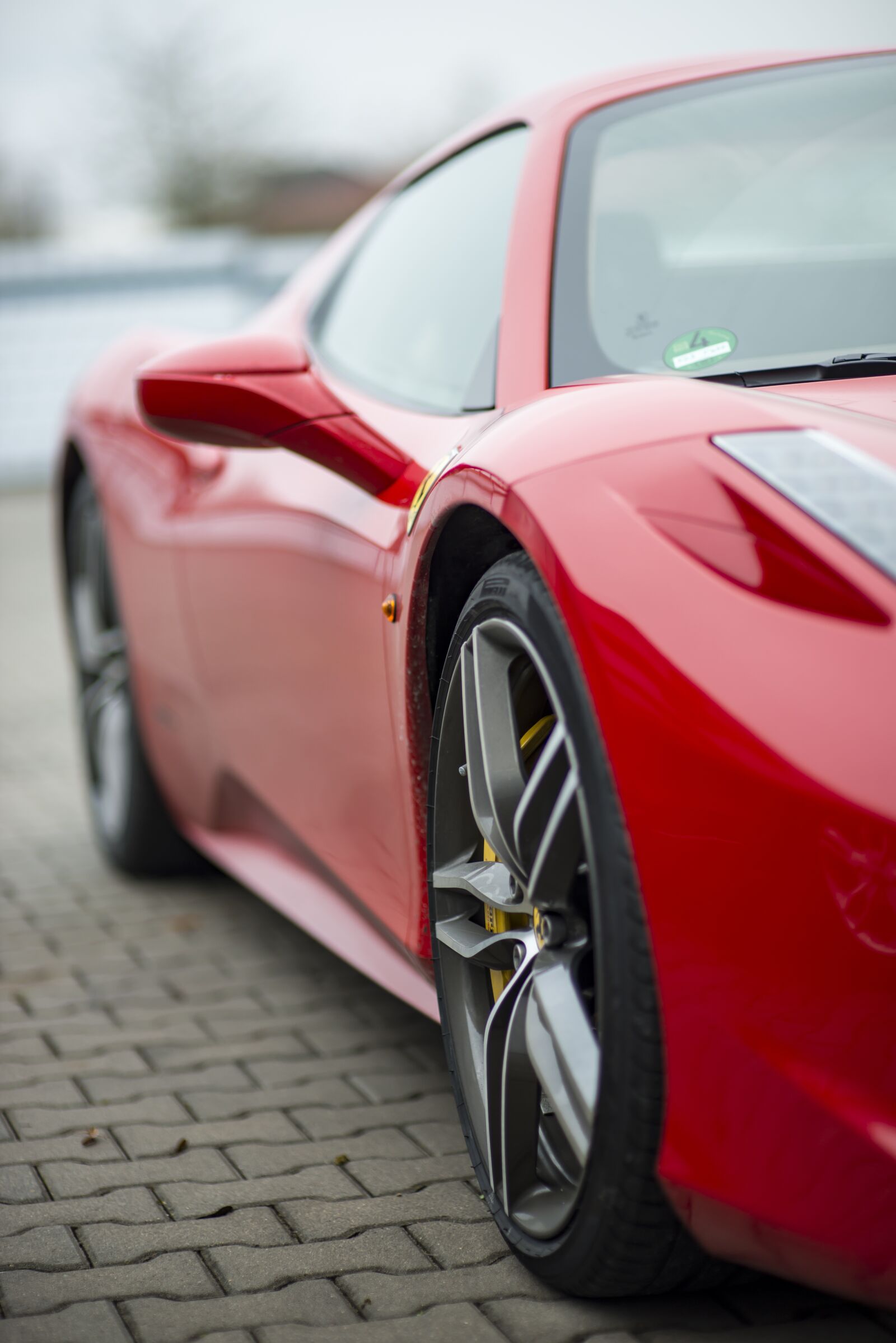 Nikon D800 sample photo. Ferrari in red, sports photography
