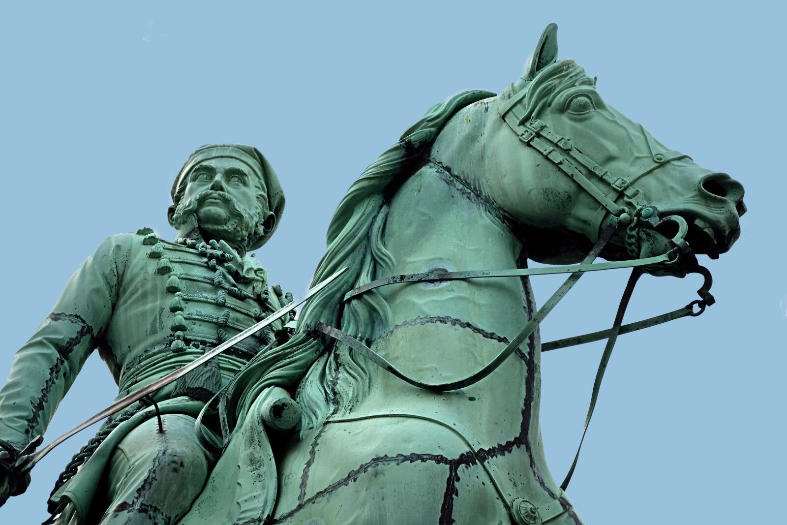 Nikon D3300 sample photo. Sculpture, rider on horse photography
