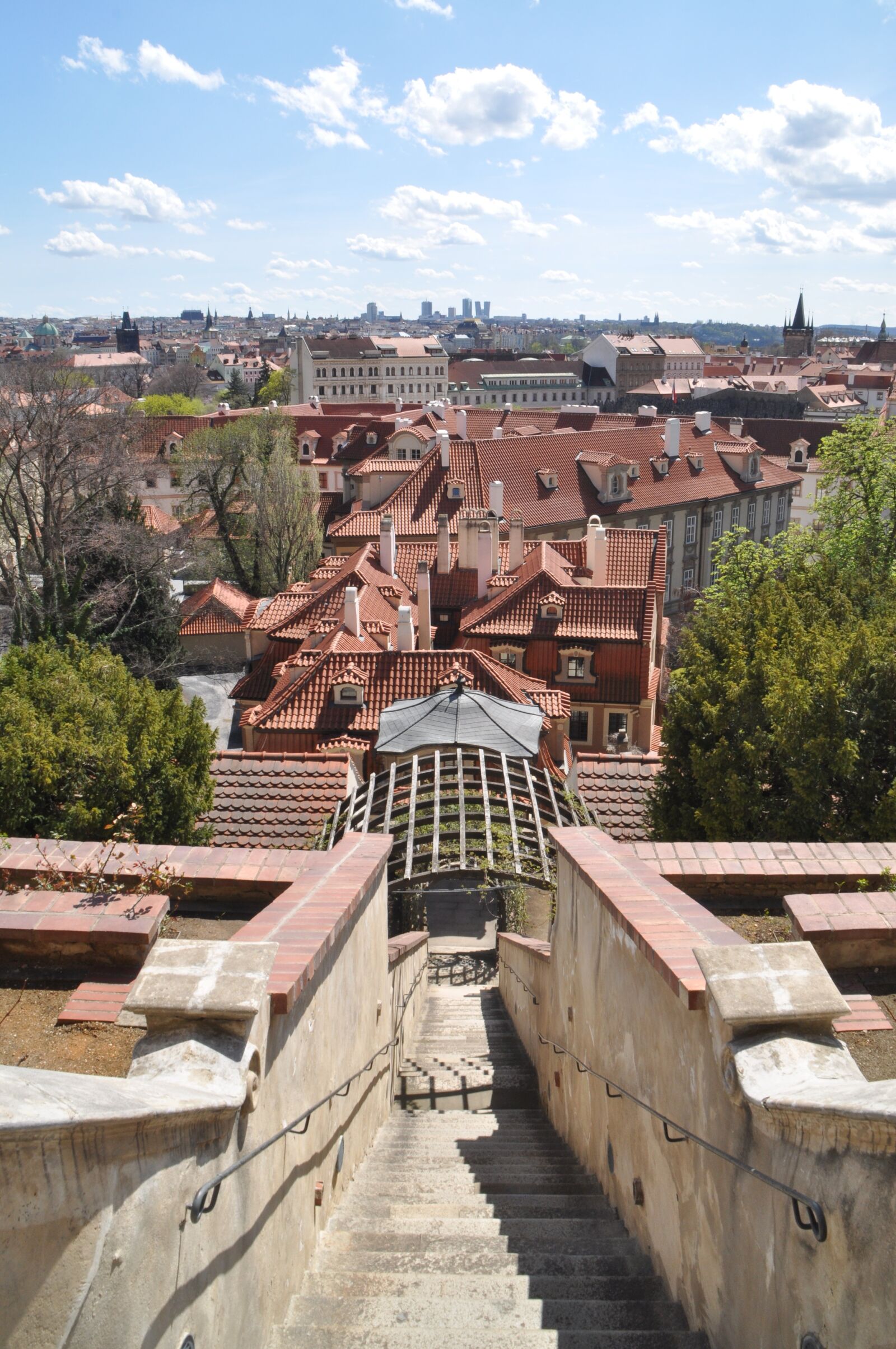 Nikon D5000 sample photo. Prague, gardens under the photography