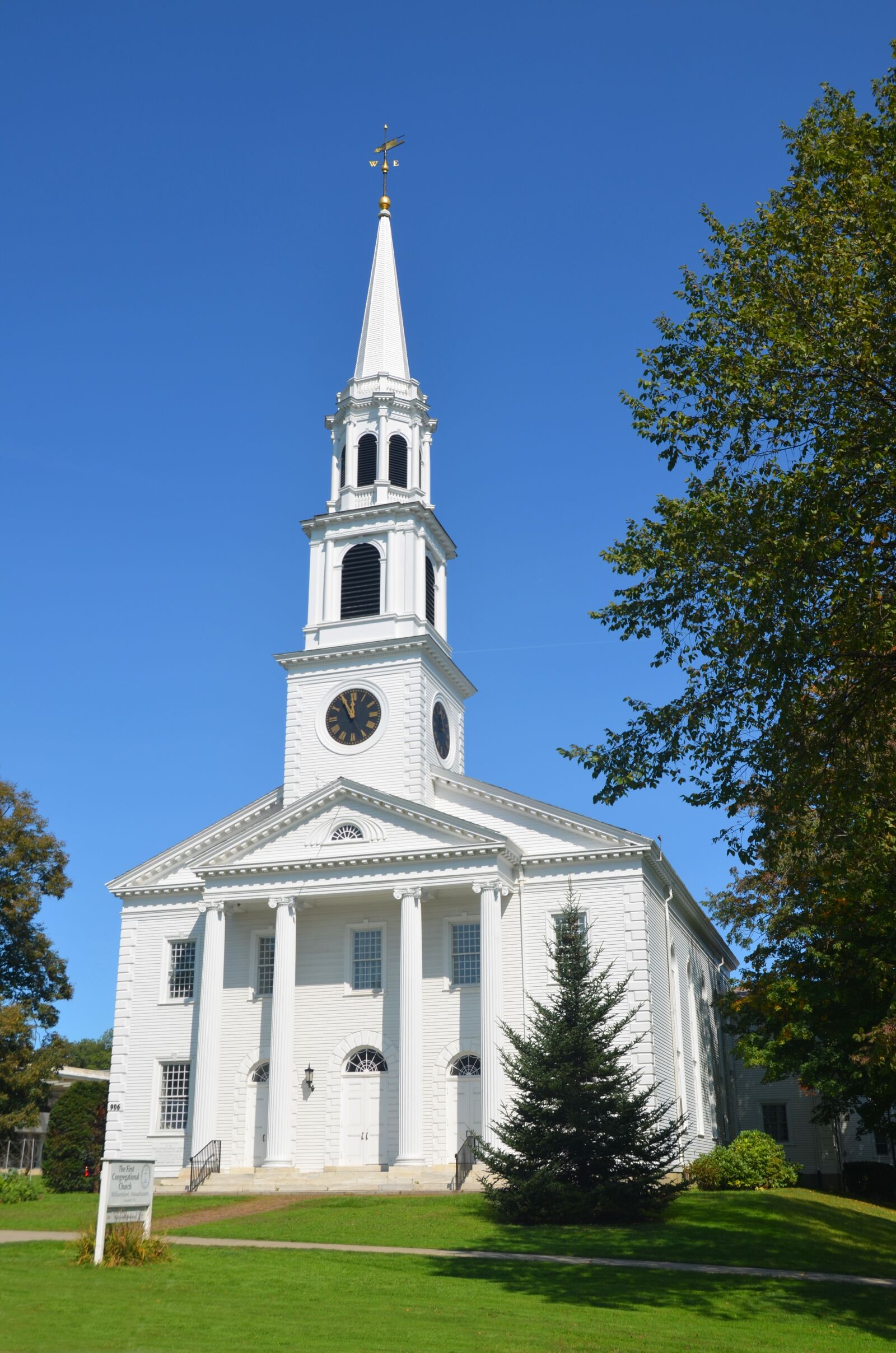 Nikon D5100 sample photo. First congregation church, williamstown photography