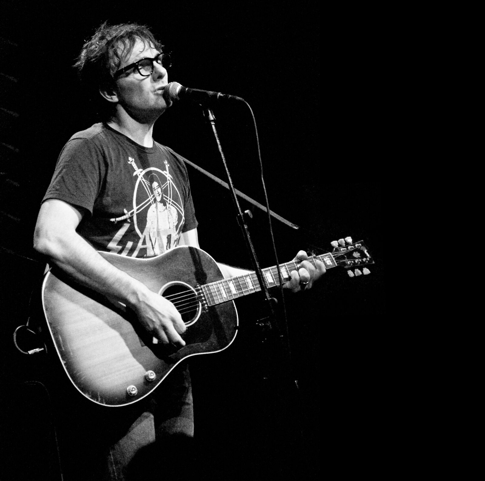 Nikon D90 sample photo. Mike viola, guitar, singer photography