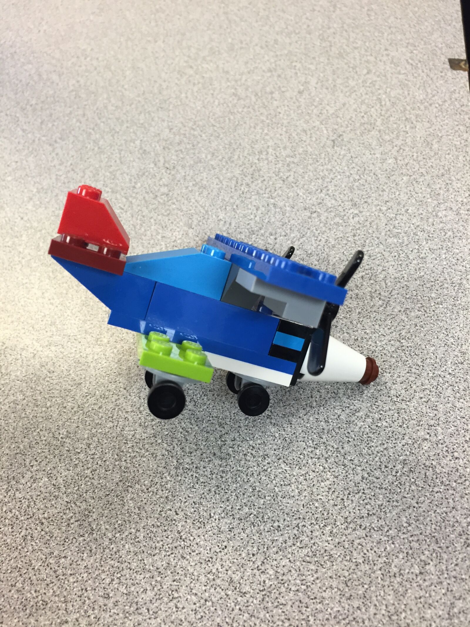 iPhone 6 back camera 4.15mm f/2.2 sample photo. Lego, plane, assembled photography