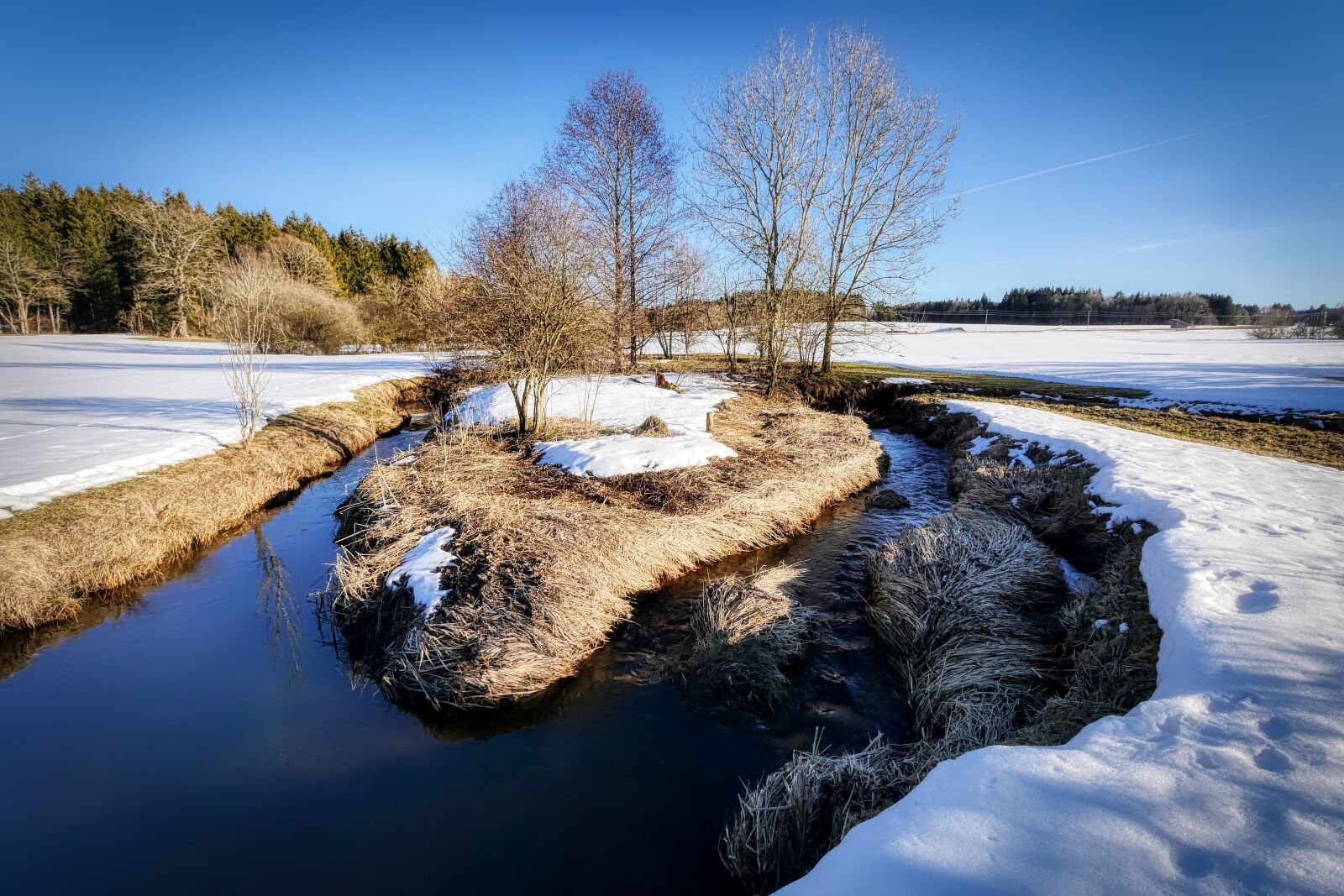 Panasonic Lumix DMC-GX8 sample photo. Winter, bach, snow photography