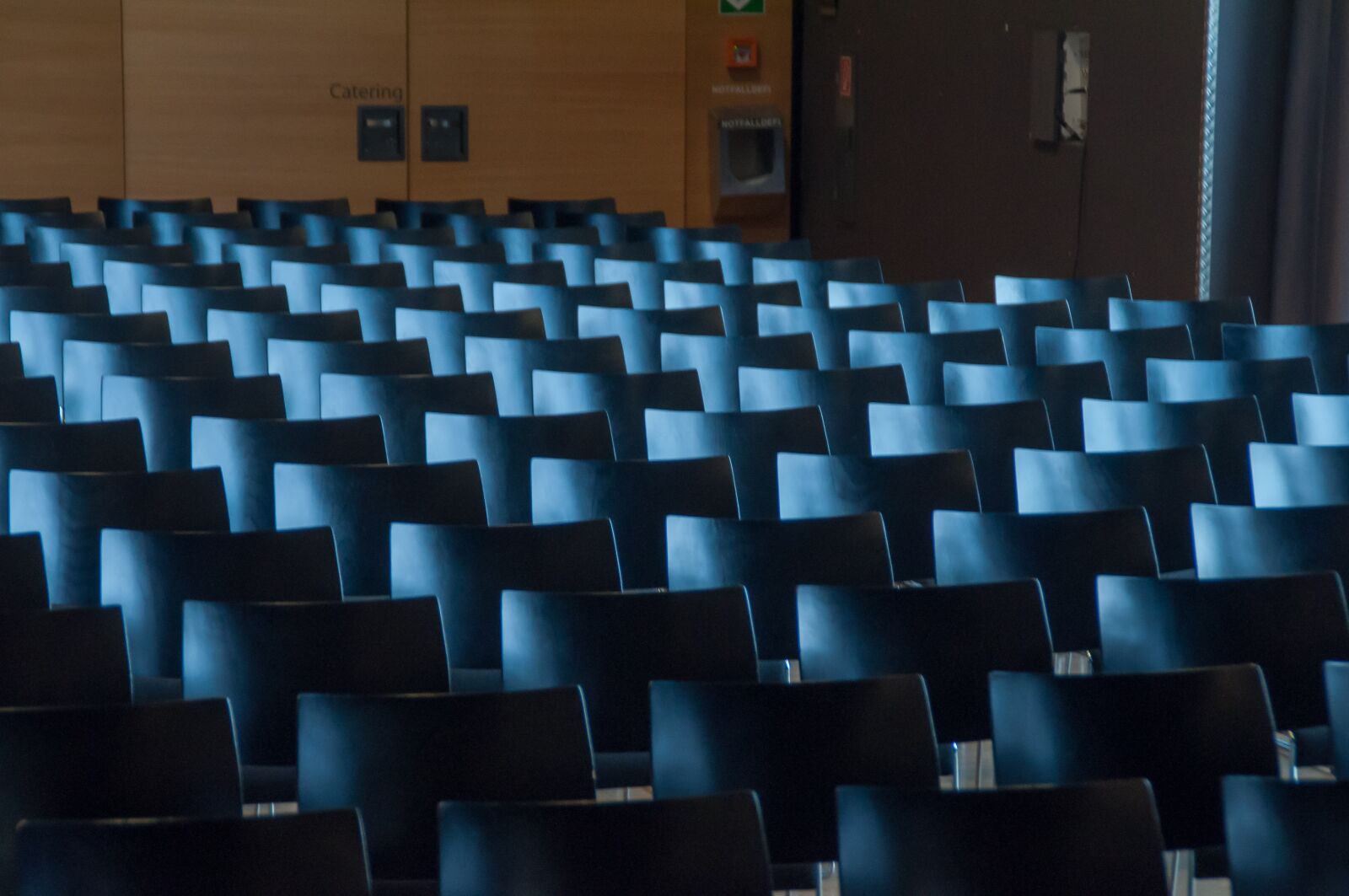 Nikon D5000 sample photo. Audience, chairs, show photography
