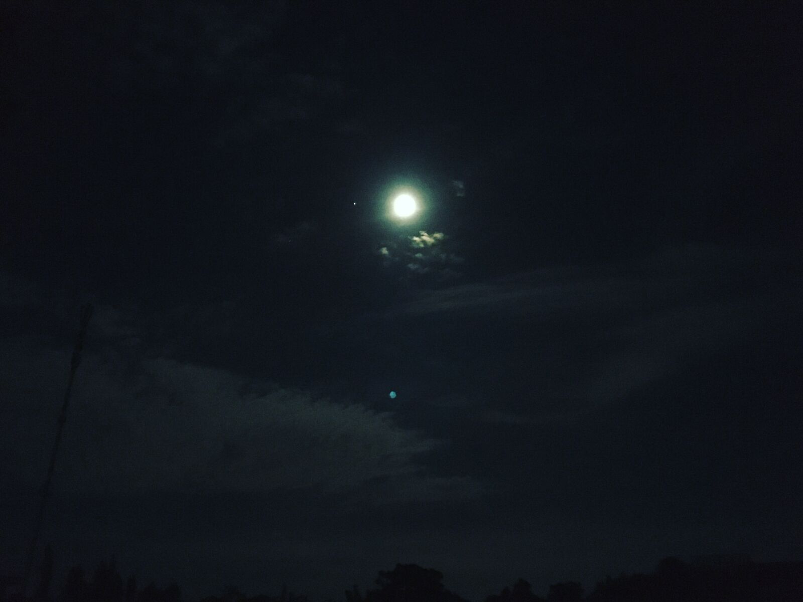 Apple iPhone 6s sample photo. Moon, luna, night photography