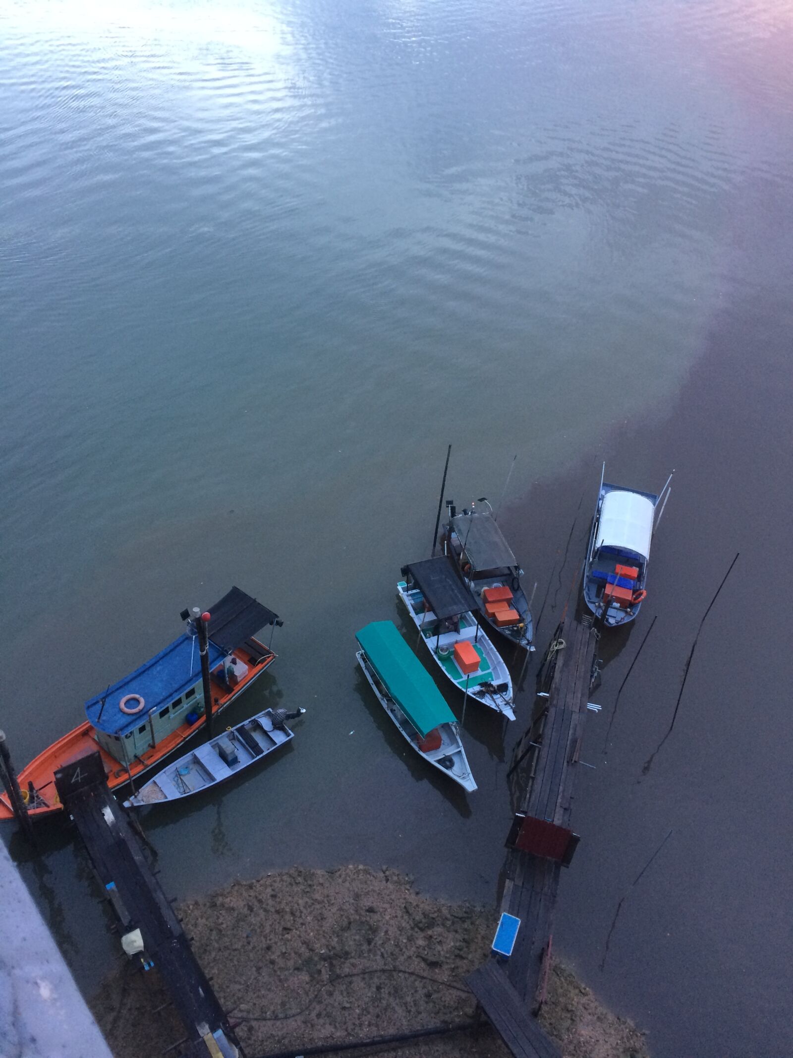 iPhone 5s back camera 4.15mm f/2.2 sample photo. Boat, high, angle, shot photography