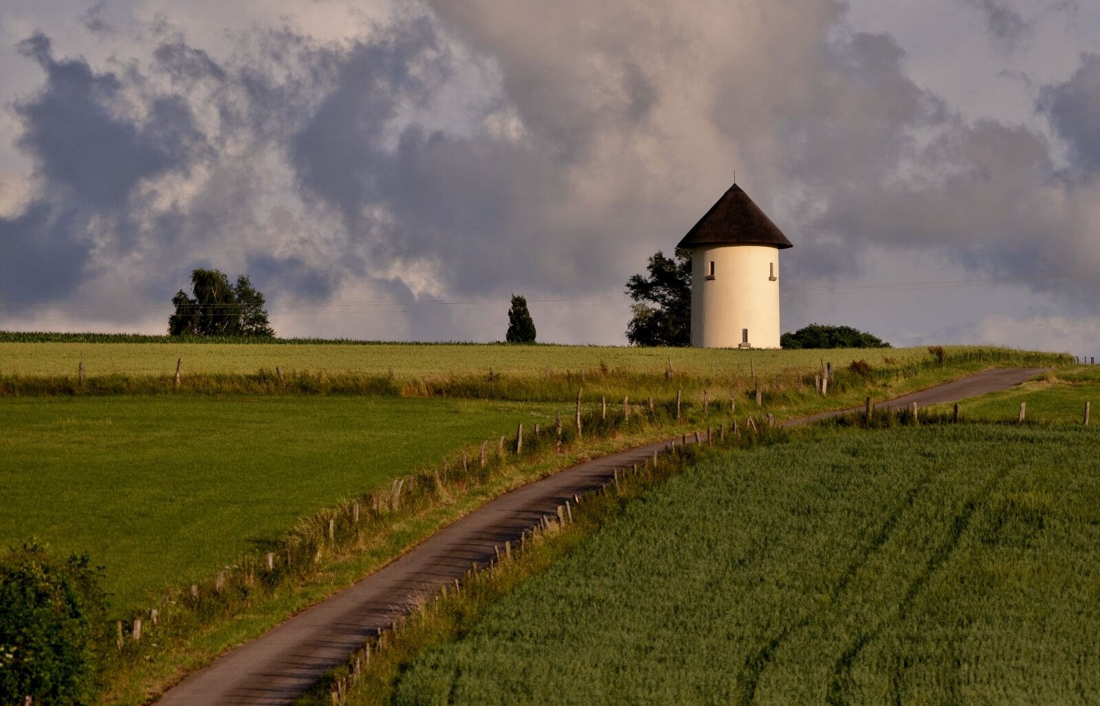 Nikon D600 sample photo. Water tower, hilly, green photography