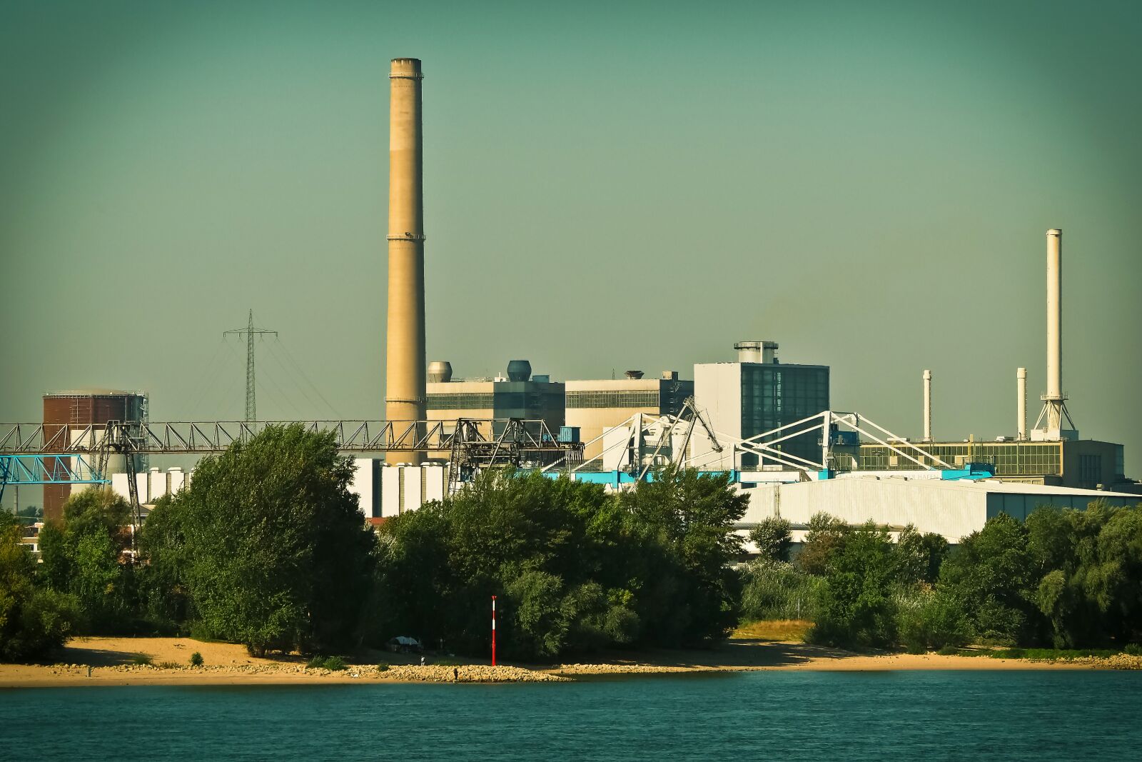 Olympus OM-D E-M10 sample photo. Architecture, power plant, factory photography