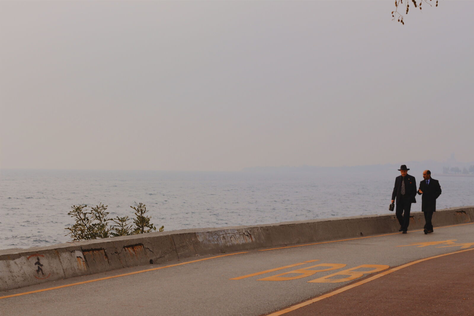 Canon EOS 700D (EOS Rebel T5i / EOS Kiss X7i) + Canon EF 50mm F1.8 II sample photo. Sea, sky, suit, walking photography