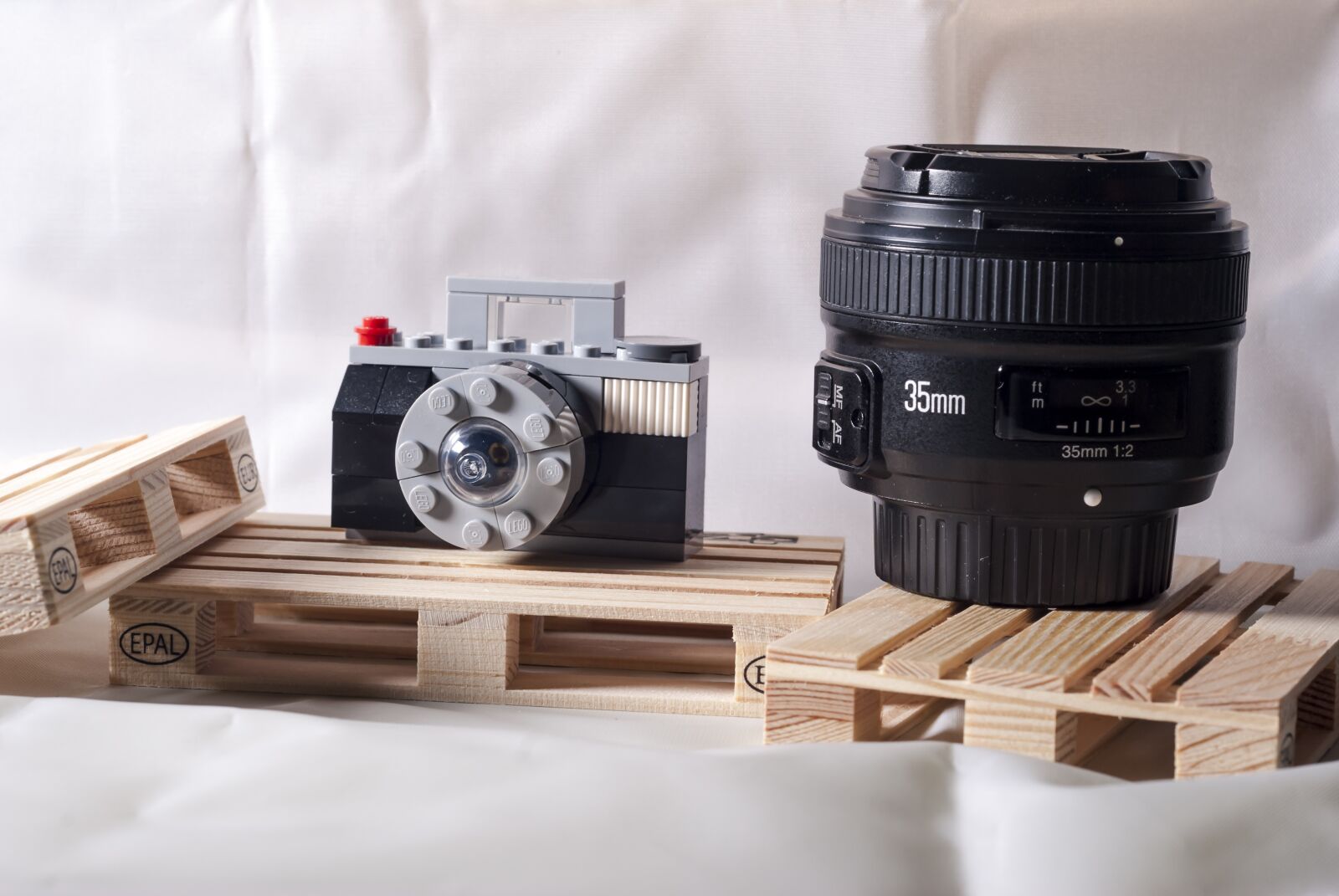 Nikon D80 sample photo. Lego, objective, camera photography