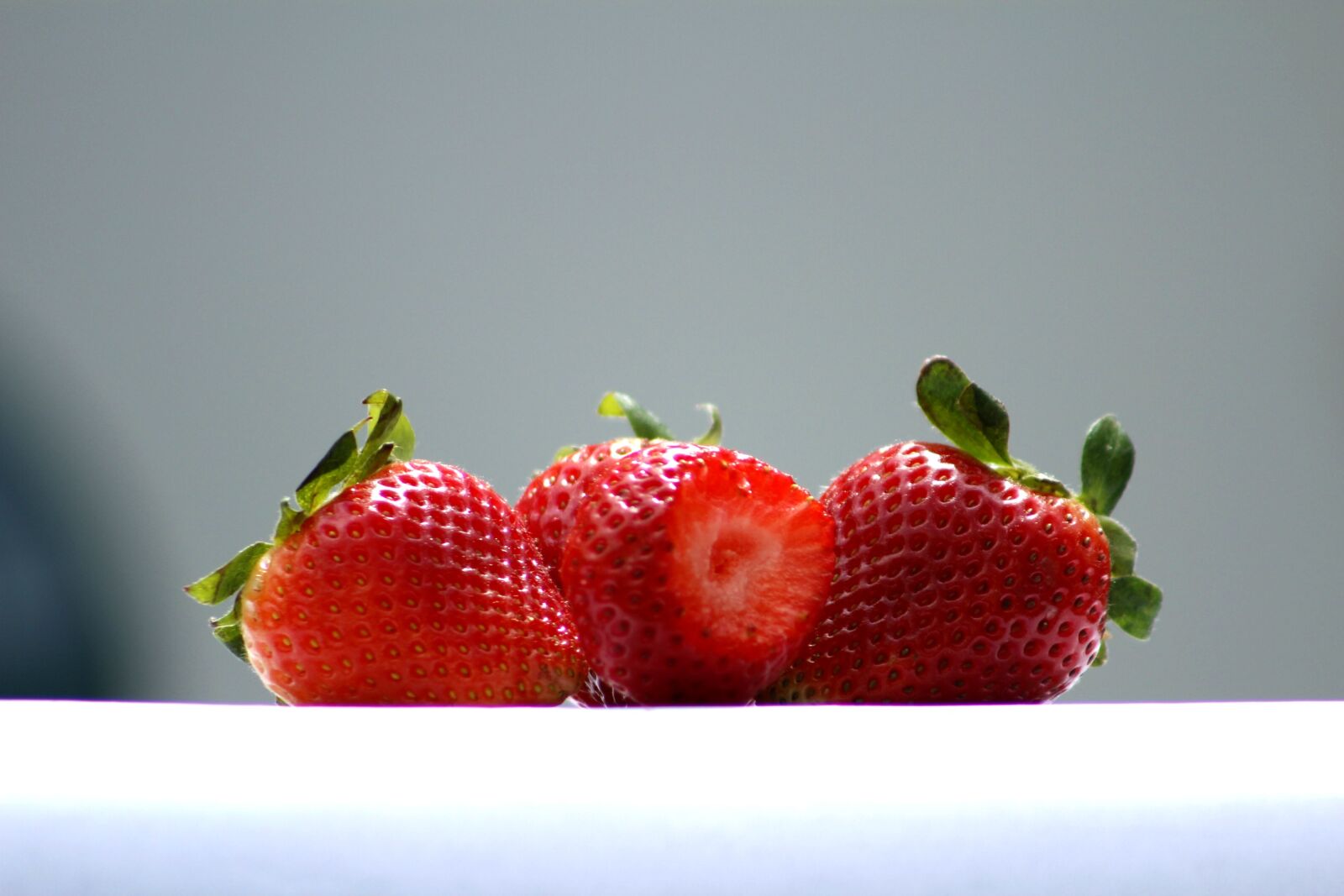 Canon EF 75-300mm f/4-5.6 sample photo. Strawberries, provocative, fruit photography