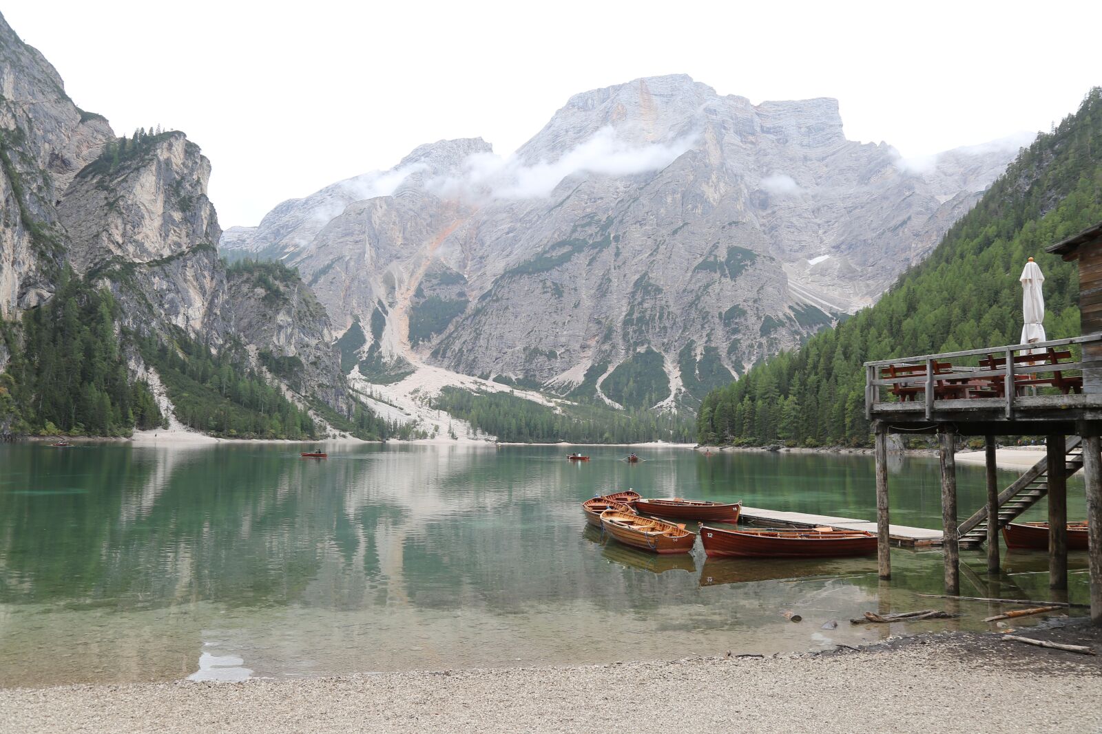 Canon EF 24-105mm F4L IS USM sample photo. Lago di braies, pragser photography