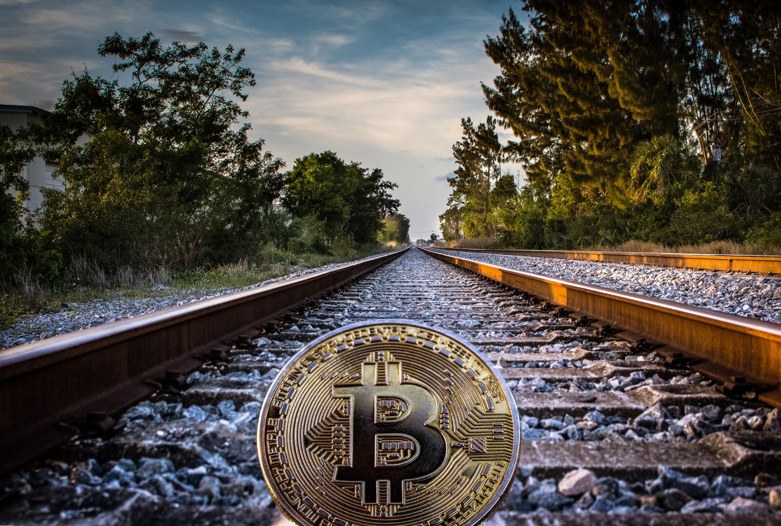 Canon EOS 60D sample photo. Cryptocurrency, concept, rail tracks photography