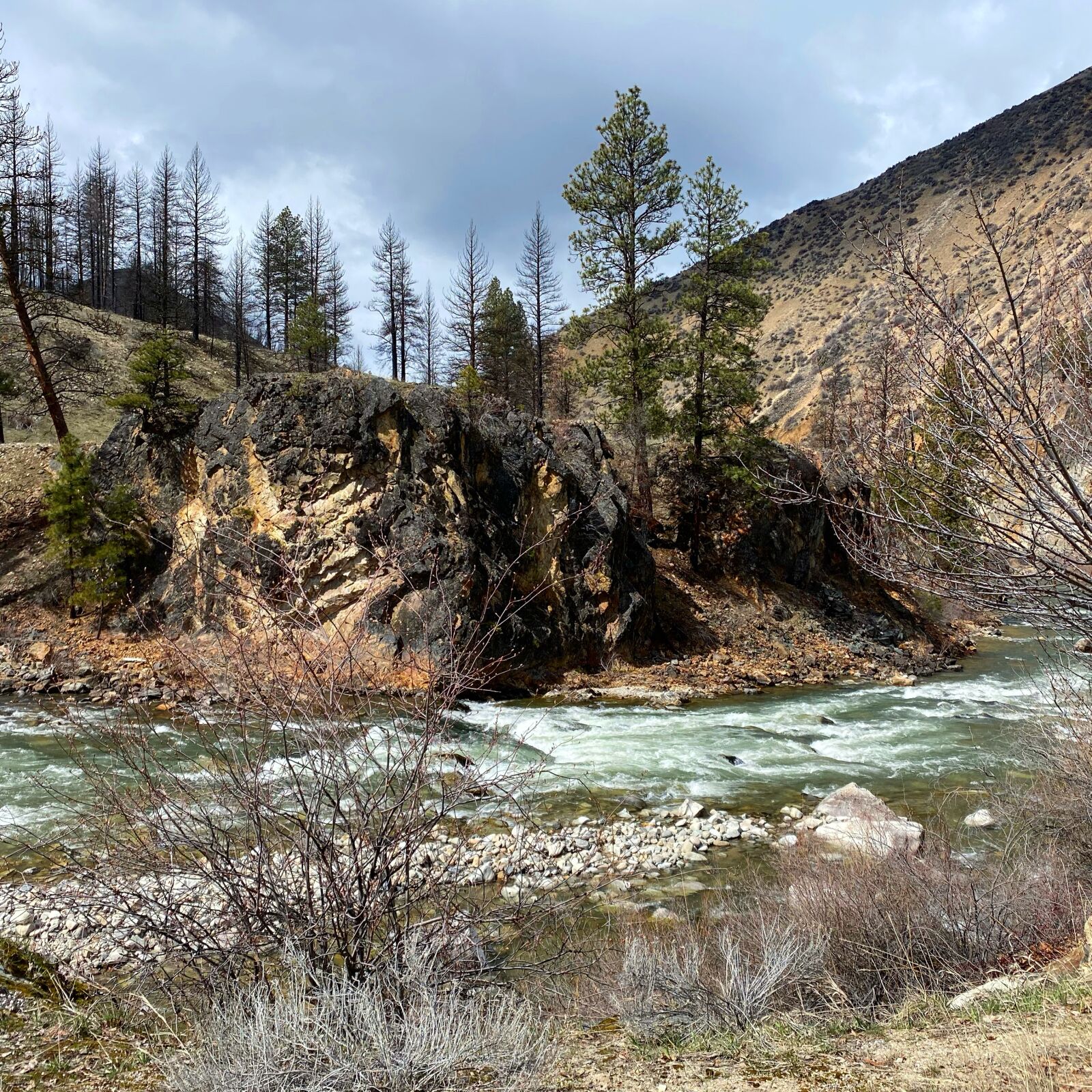 Apple iPhone 11 sample photo. Moores creek, idaho, highway 21 photography