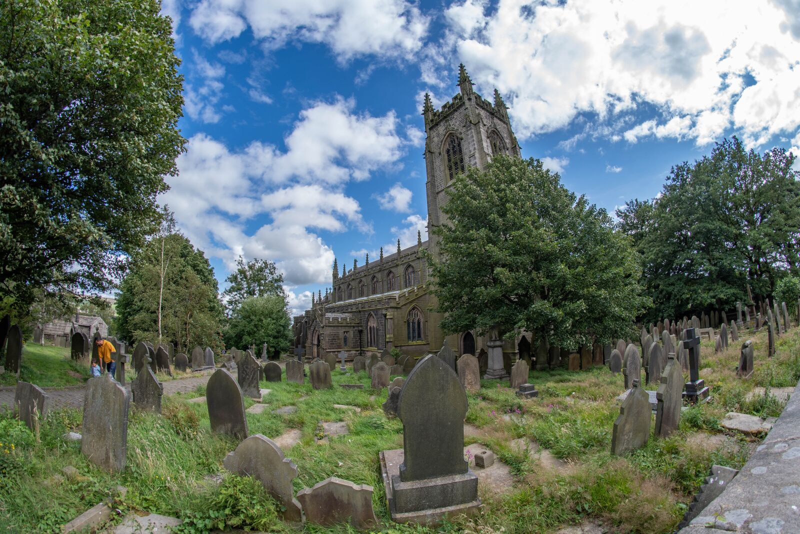 Nikon D500 sample photo. Heptonstall, fisheye, village photography