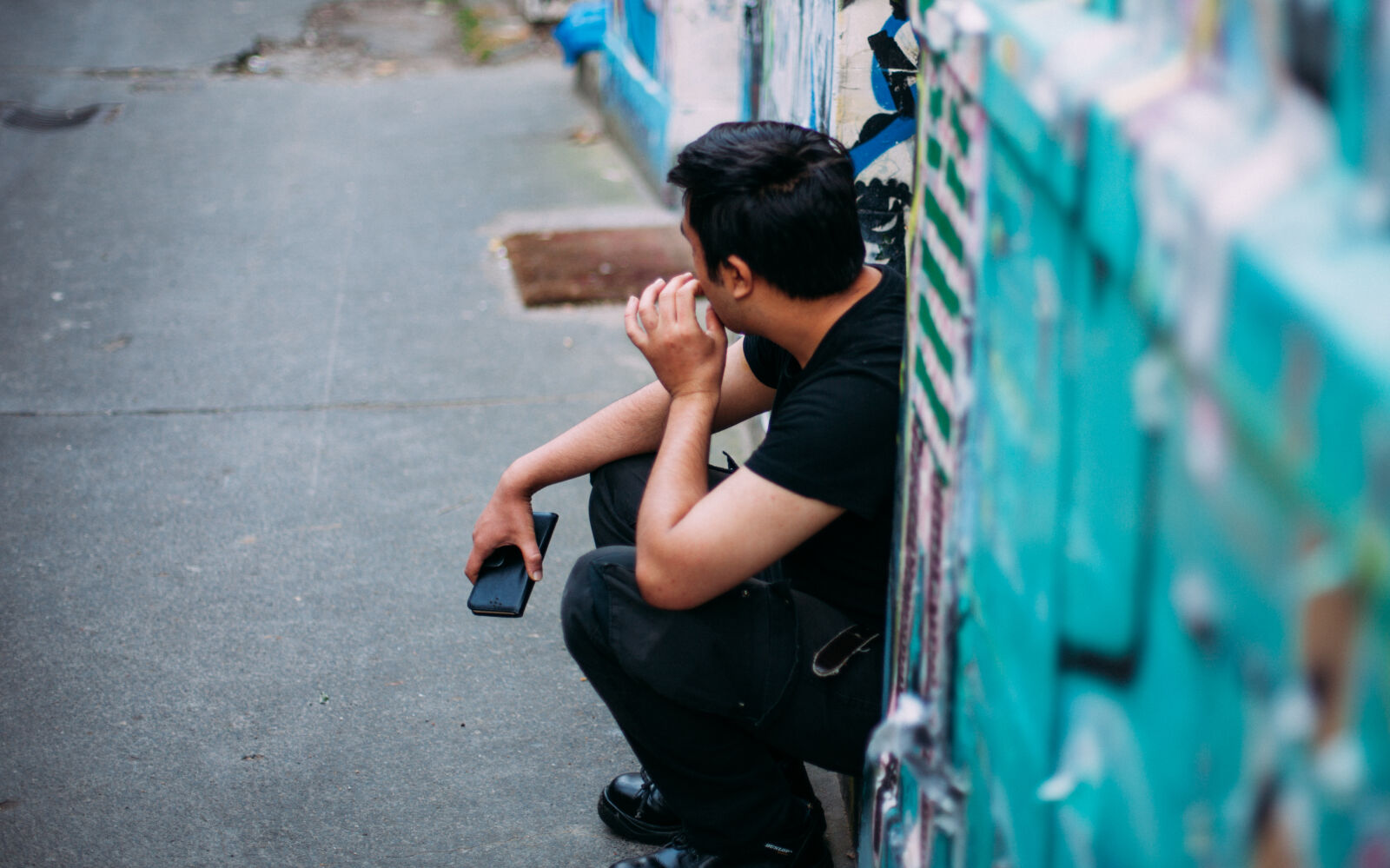 Canon EOS 5D Mark II sample photo. Adult, alone, art, blur photography