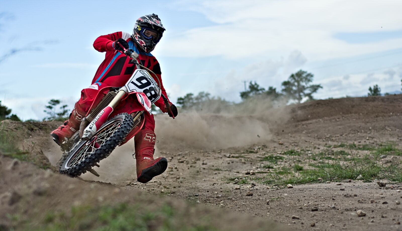 Nikon D7200 sample photo. Speed curve, motocross, rider photography