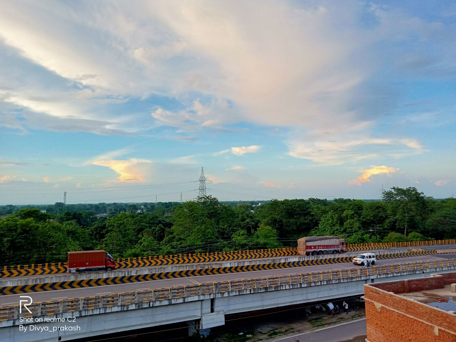 Realme C2 sample photo. Scenery, muzaffarpur, sky photography