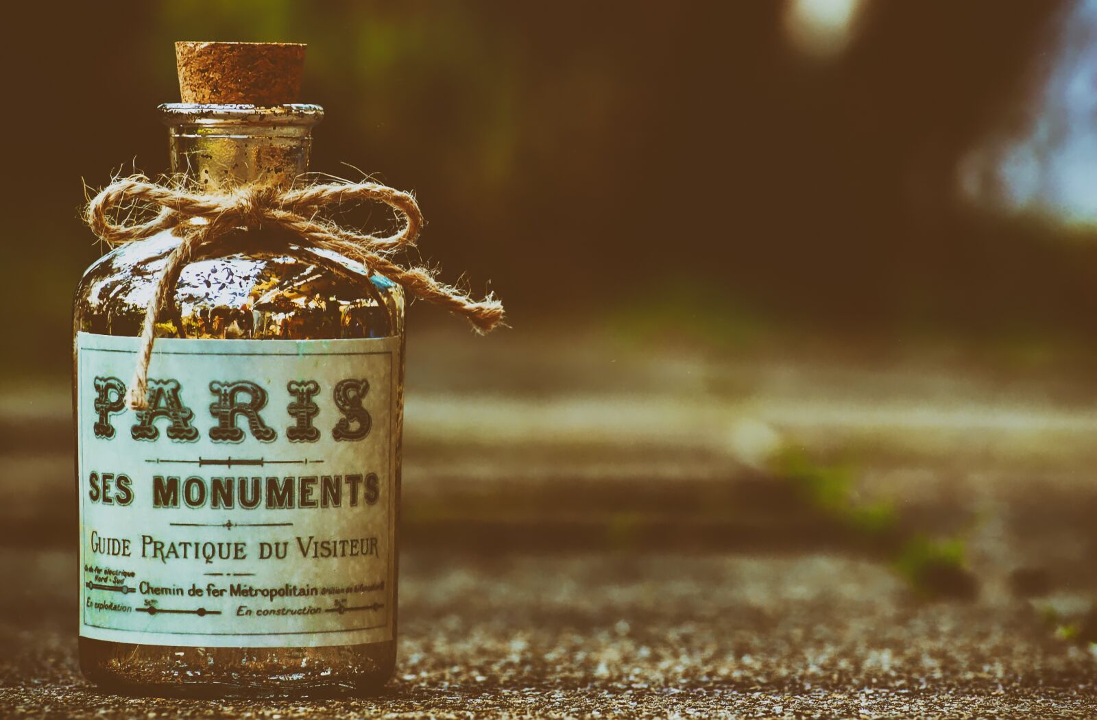 Nikon D3200 sample photo. Bottle, paris, cork photography