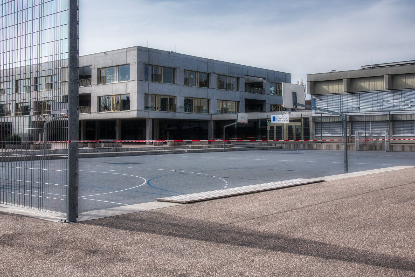 Nikon D750 sample photo. School, sports ground, deserted photography