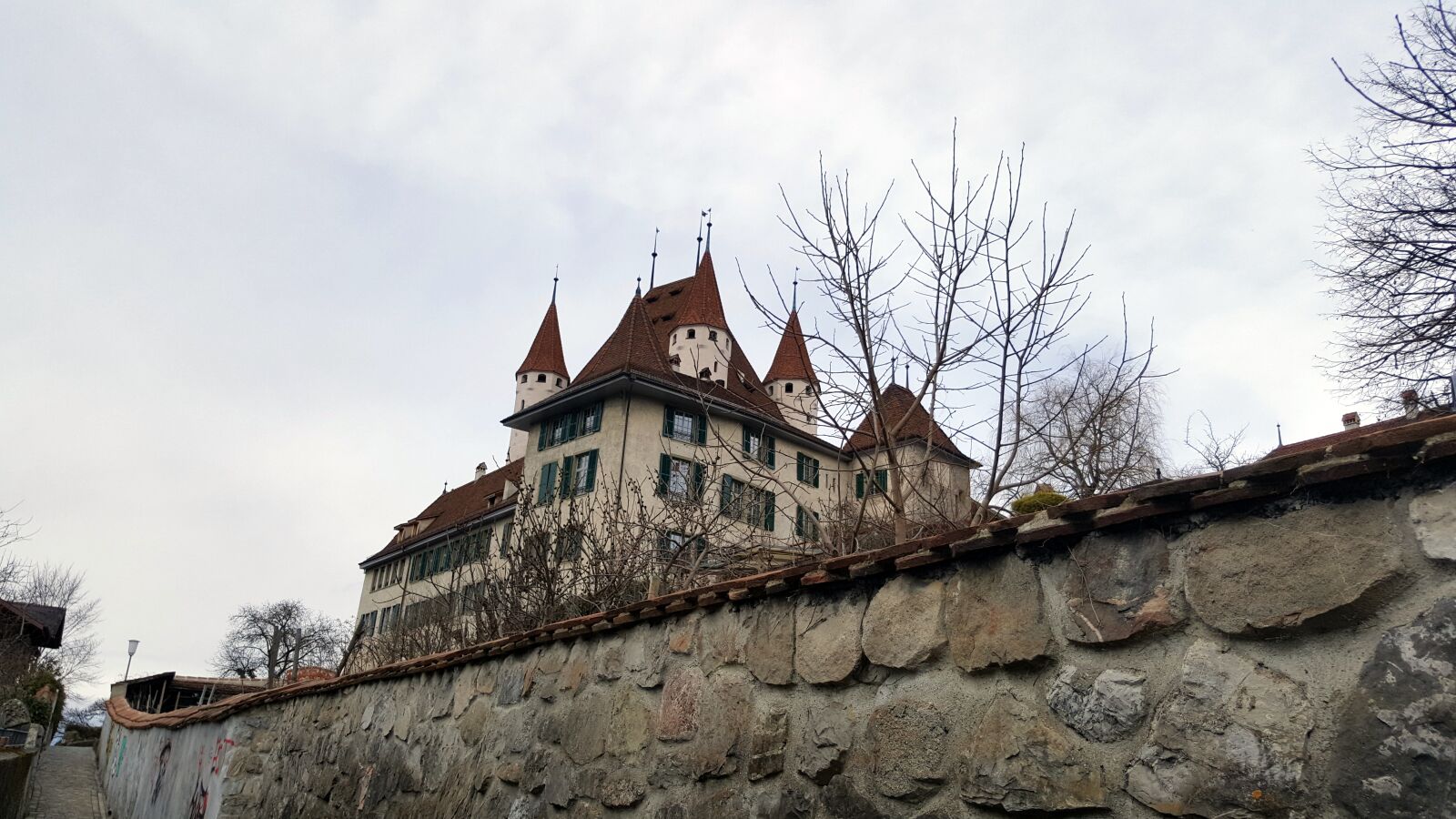 Samsung Galaxy S6 sample photo. Castle, thun, mountains photography