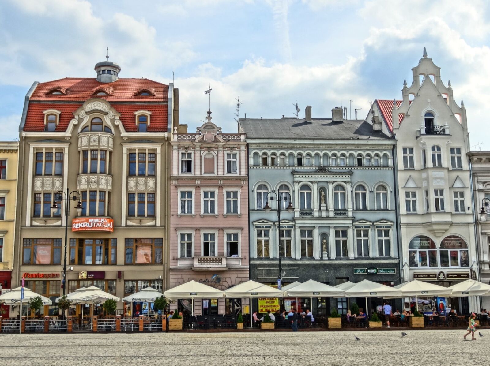 Sony Cyber-shot DSC-HX20V sample photo. Market square, bydgoszcz, poland photography