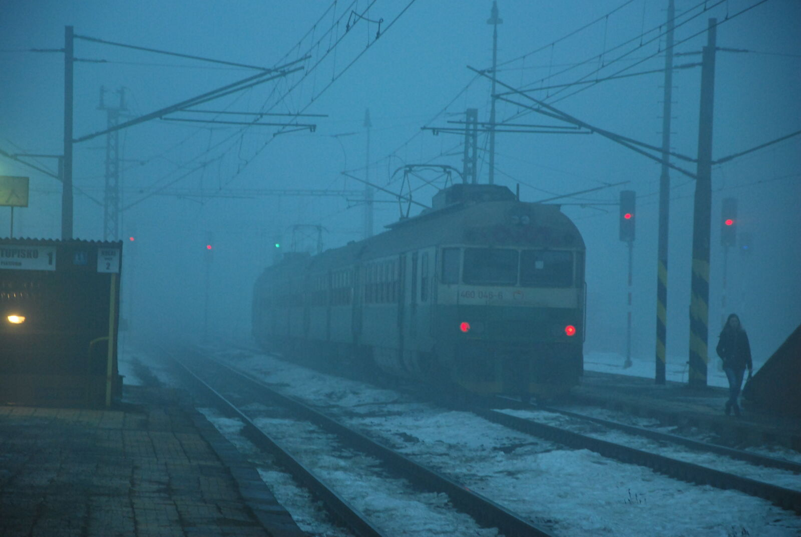 Nikon D60 + Nikon AF-S DX Nikkor 18-105mm F3.5-5.6G ED VR sample photo. Railway, station, train photography