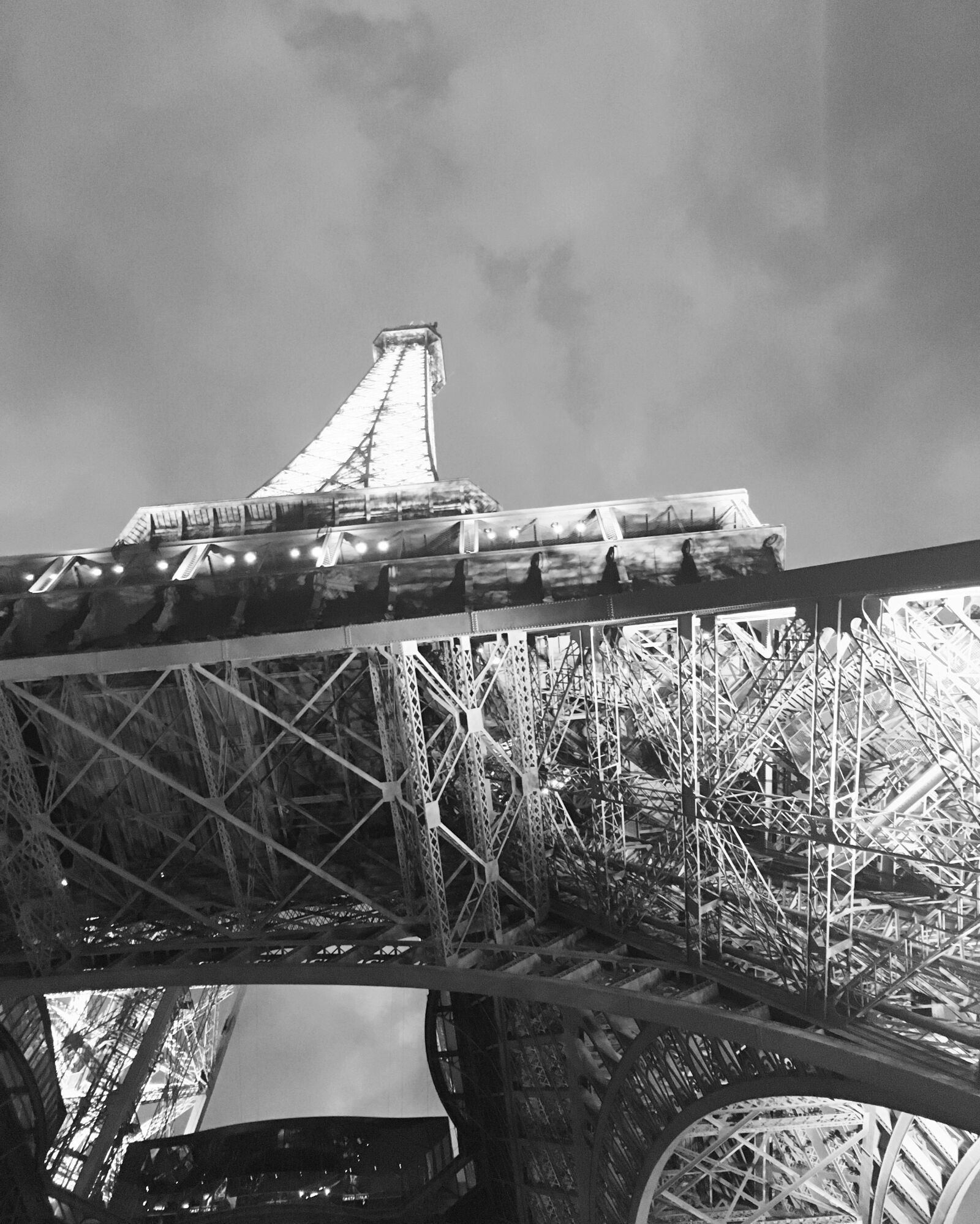 Apple iPhone 6s sample photo. Black, and, white, eiffel photography