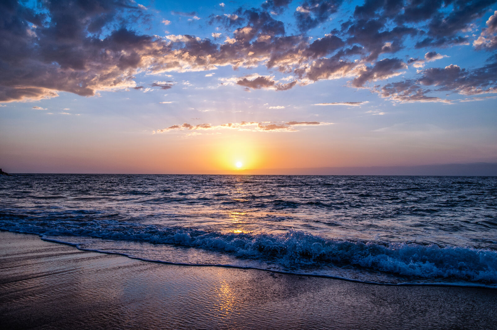 Nikon D90 sample photo. Beach, during, sunset photography