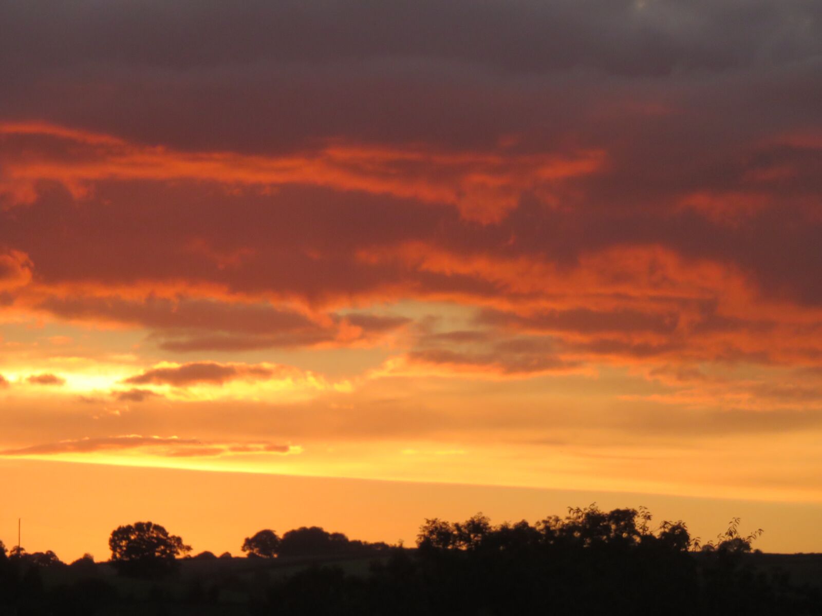 Canon PowerShot SX700 HS sample photo. Sunset, over, cullompton photography
